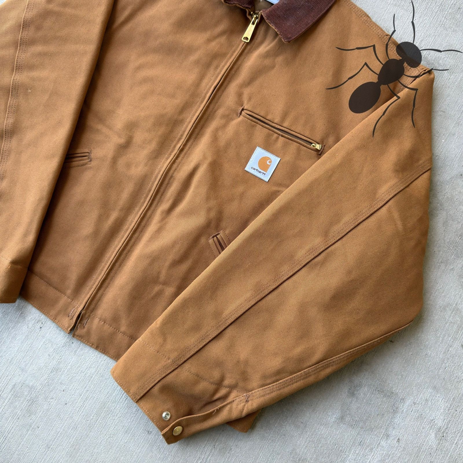 Carhartt × Vintage Carhartt J30 BRN brown detroit work wear jacket Size US XL / EU 56 / 4 - 3 Thumbnail