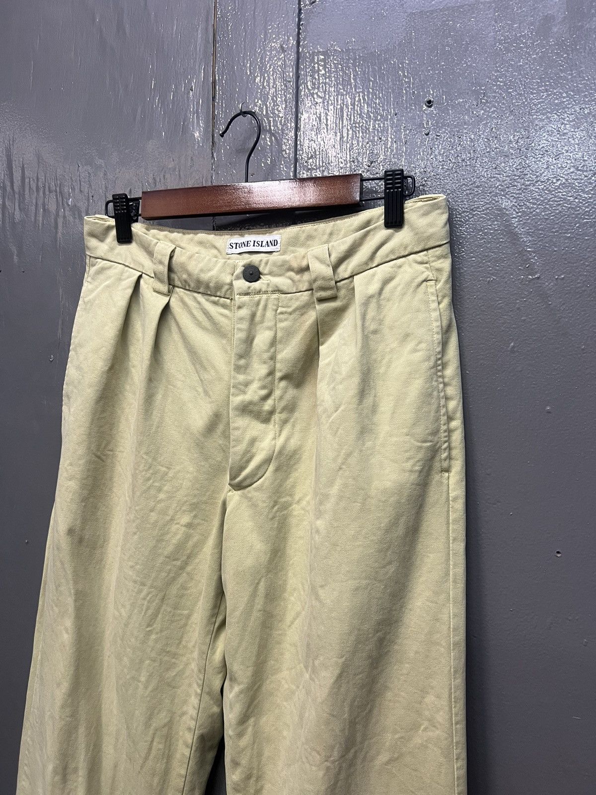 Stone Island Vintage Stone Island Khakis Pants Size 31" Size US 31 - 2 Thumbnail