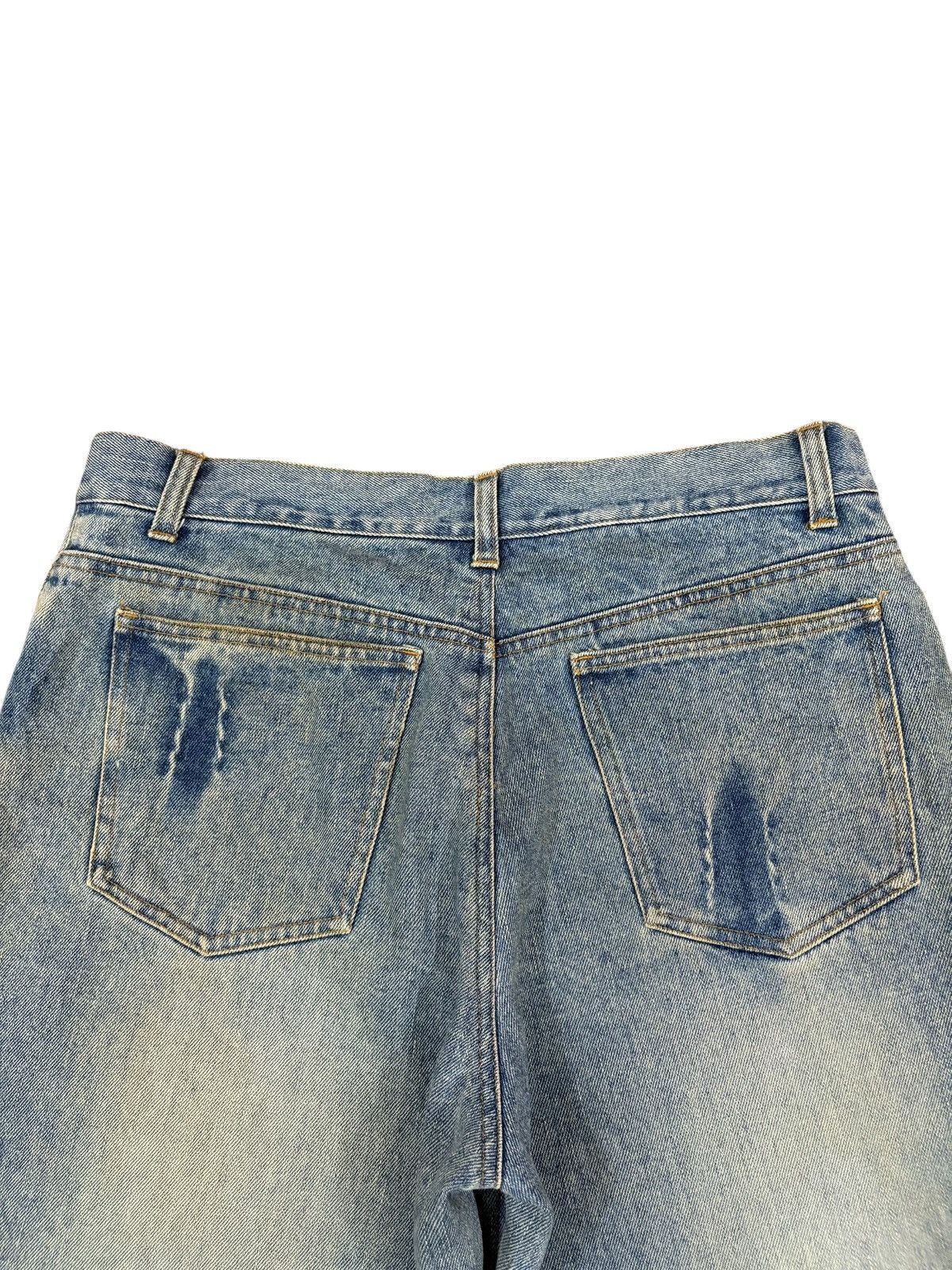 Japanese Brand Vintage Japanese Mud Wash Distress Loose Jean Shorts Jorts Size US 32 / EU 48 - 7 Thumbnail
