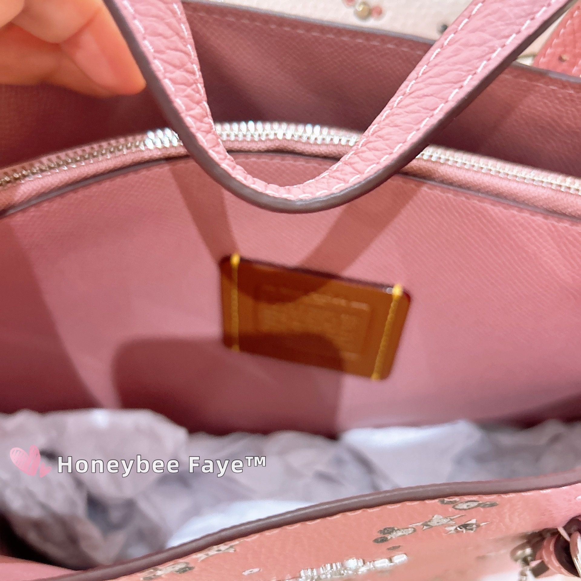 Coach Mollie Tote Bag 25 With Star Print CCV87 Size ONE SIZE - 6 Thumbnail