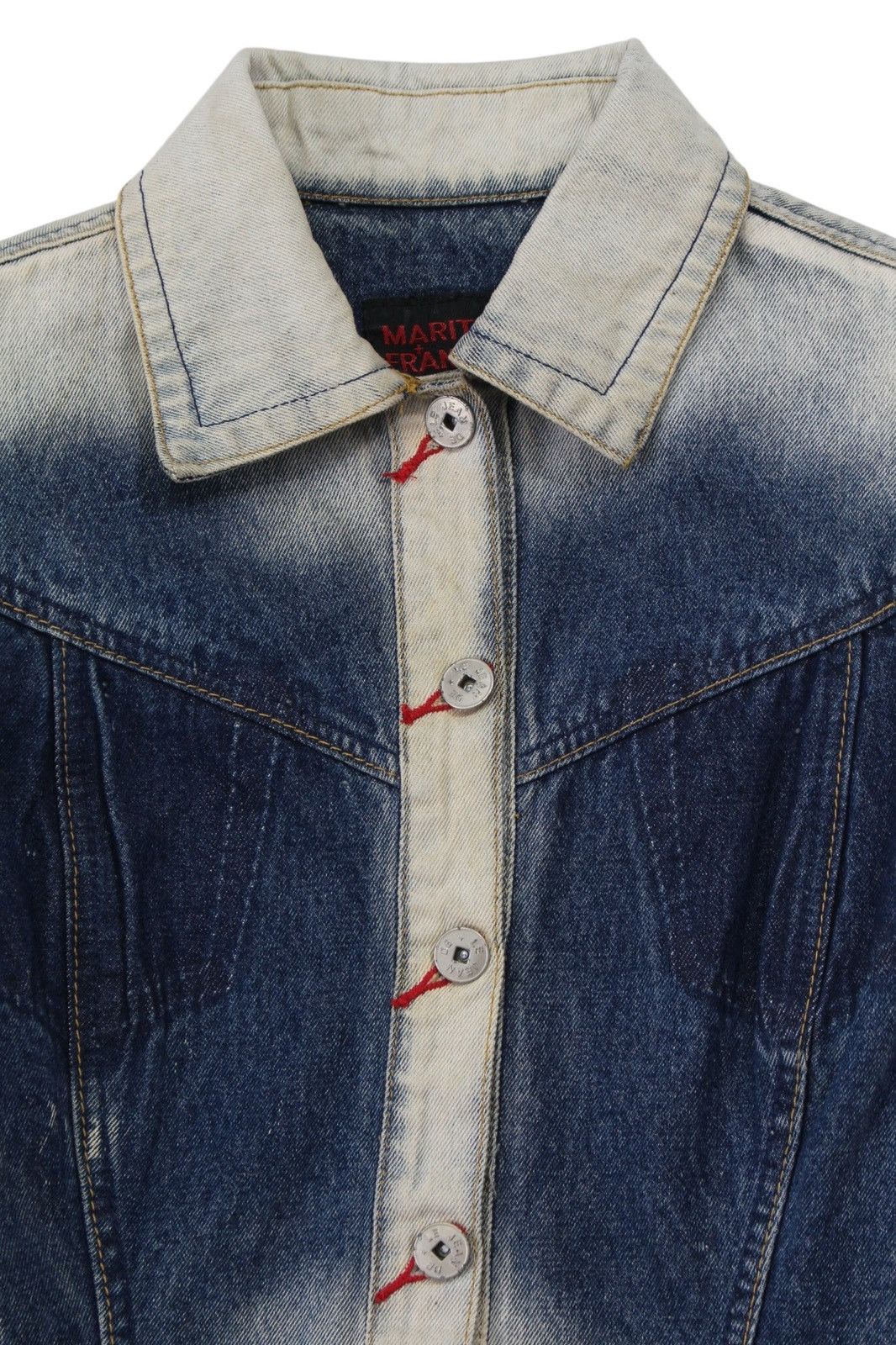 CLOSED × Marithe + Francois Girbaud 2000S MARITHE FRANCOIS GIRBAUD 38 WASHED DENIM JACKET Size S / US 4 / IT 40 - 3 Thumbnail
