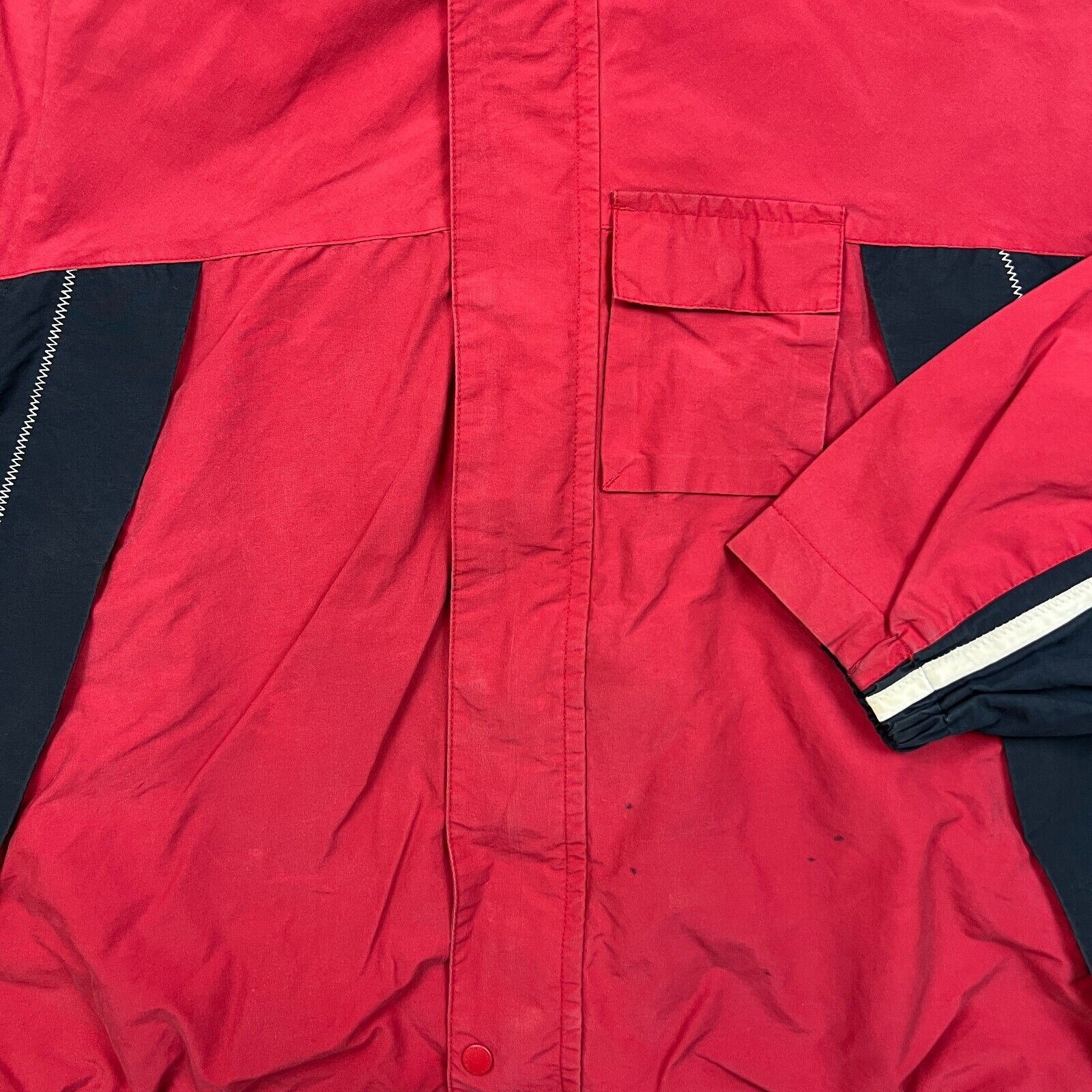 Nautica × Vintage Vintage Nautica Jacket Zip Outdoor Bomber Windbreaker Coat Size US XL / EU 56 / 4 - 3 Thumbnail