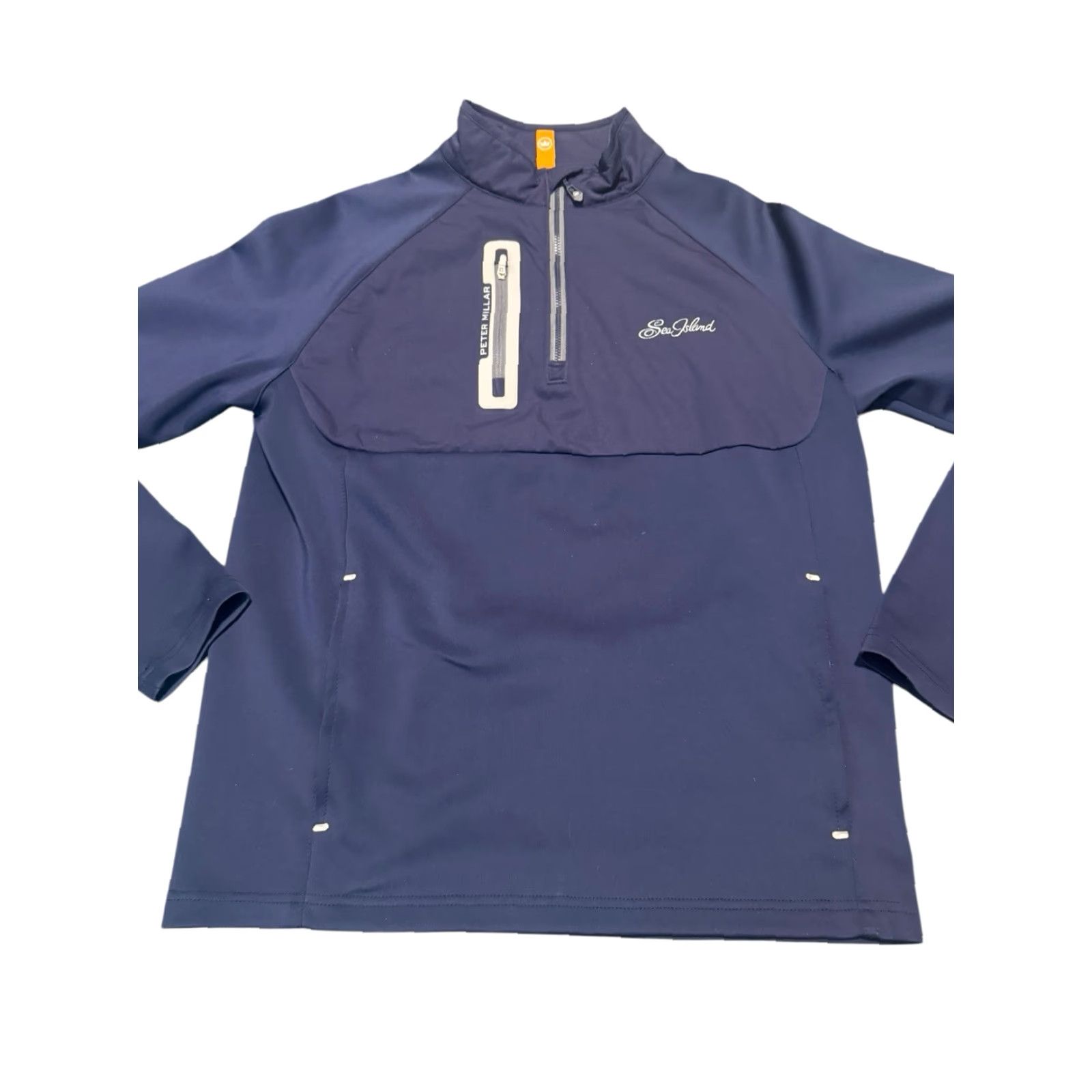 Peter Millar Peter Millar Crown Hyperlight Weld Hybrid 1/4 Zip Pullover Mens Golf Navy Small Size US S / EU 44-46 / 1 - 2 Thumbnail