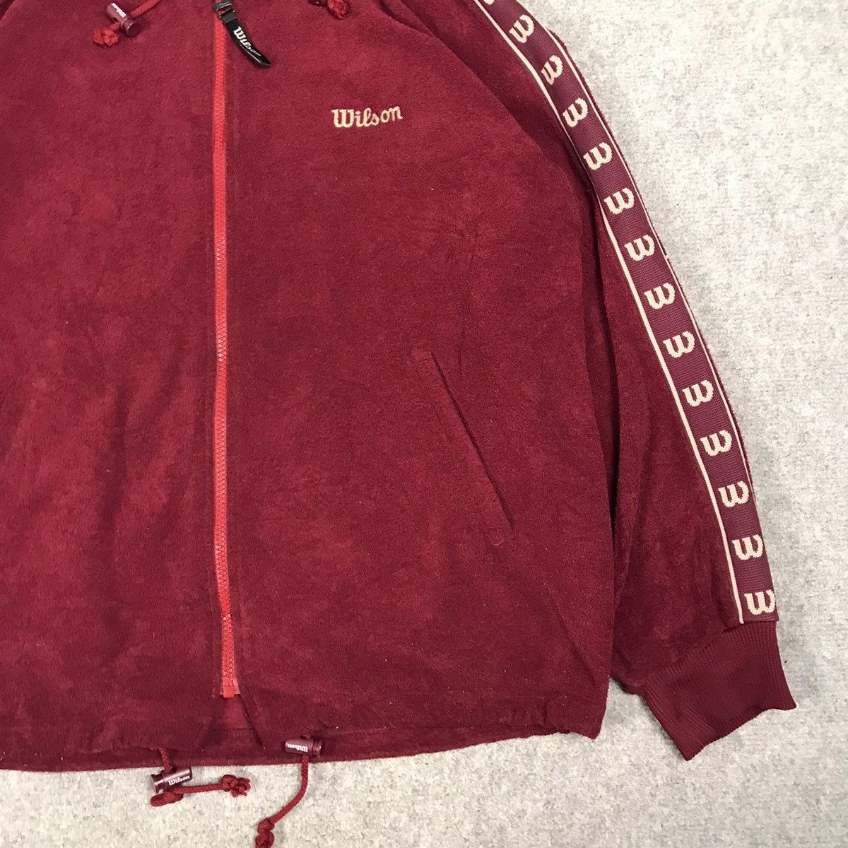 Japanese Brand × Wilson WILSON ZIPPER HOODIES JACKET Size US M / EU 48-50 / 2 - 3 Thumbnail