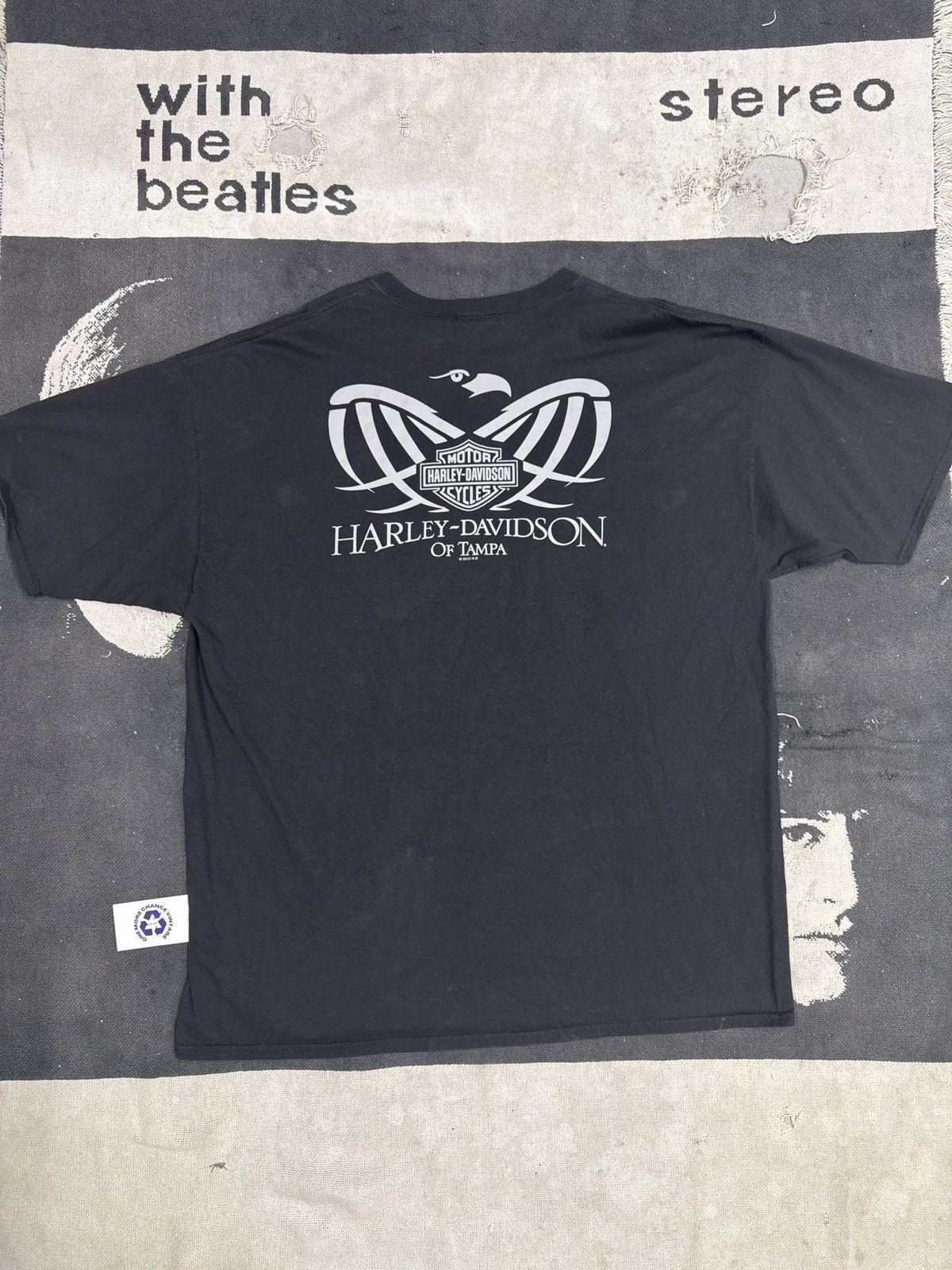 Vintage Harley Davidson Tampa 2019 Biker T-Shirt Size US XXL / EU 58 / 5 - 2 Thumbnail