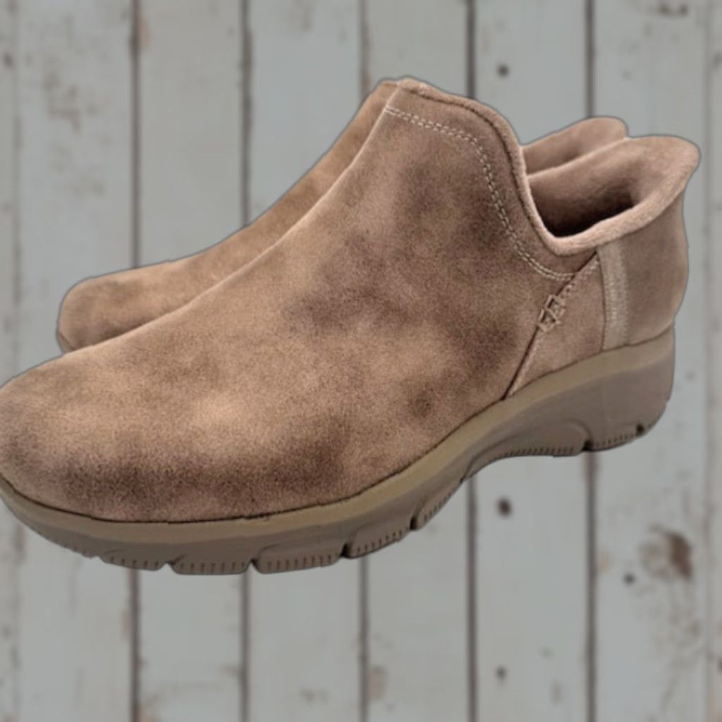 SKECHERS VINTAGE Skechers Easy Going Modern Hour Women’s 10 Wide Fit Slip On Bootie Brown 7063 Shoes Womens Shoes Size US 10 / IT 40 - 1 Thumbnail