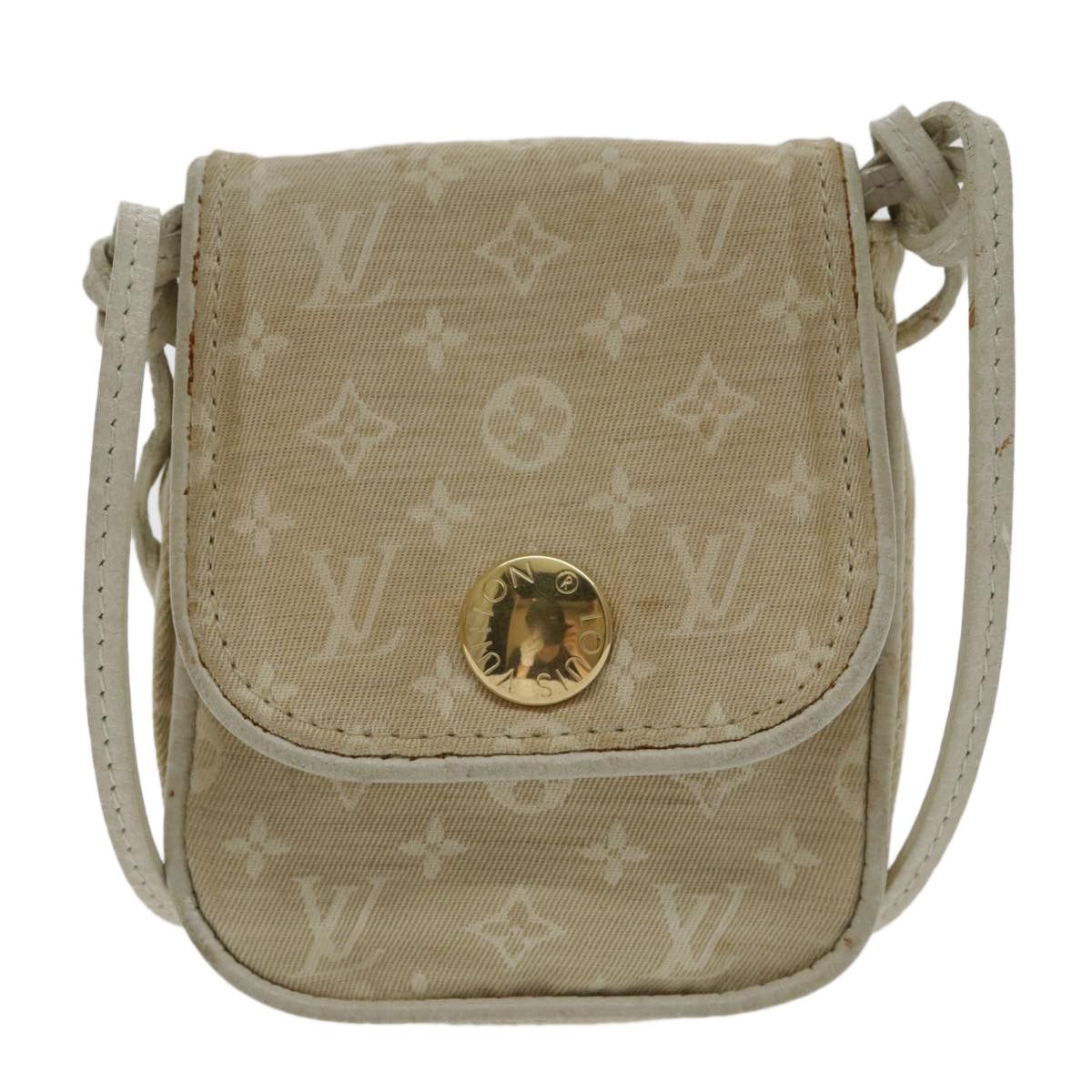 Louis Vuitton Mini Lin Beige Canvas Shoulder Bag (Pre-Owned) Size ONE SIZE - 1 Thumbnail