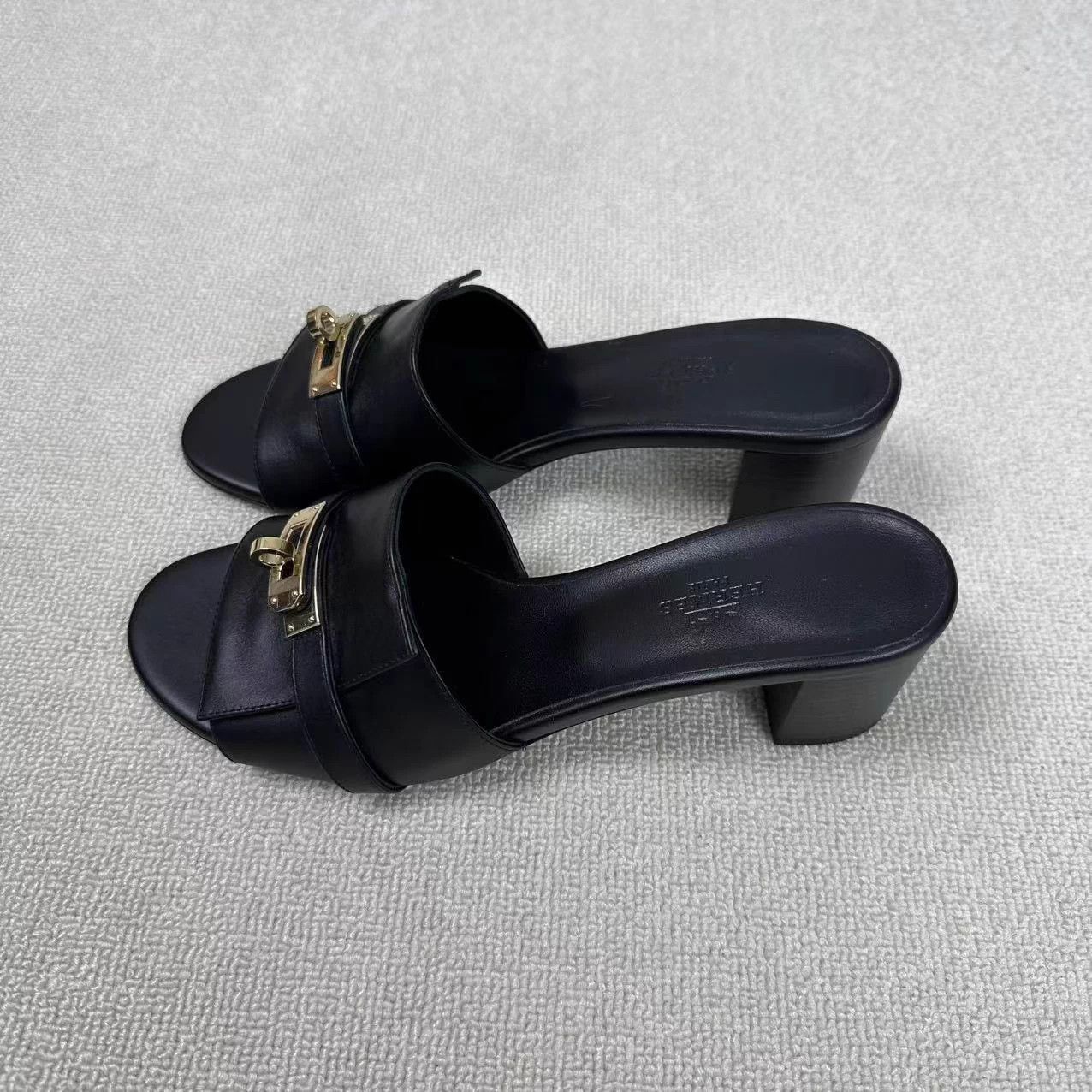 Hermes Hermes Gigi high heel sandals 39 new Size US 9 / IT 39 - 4 Thumbnail