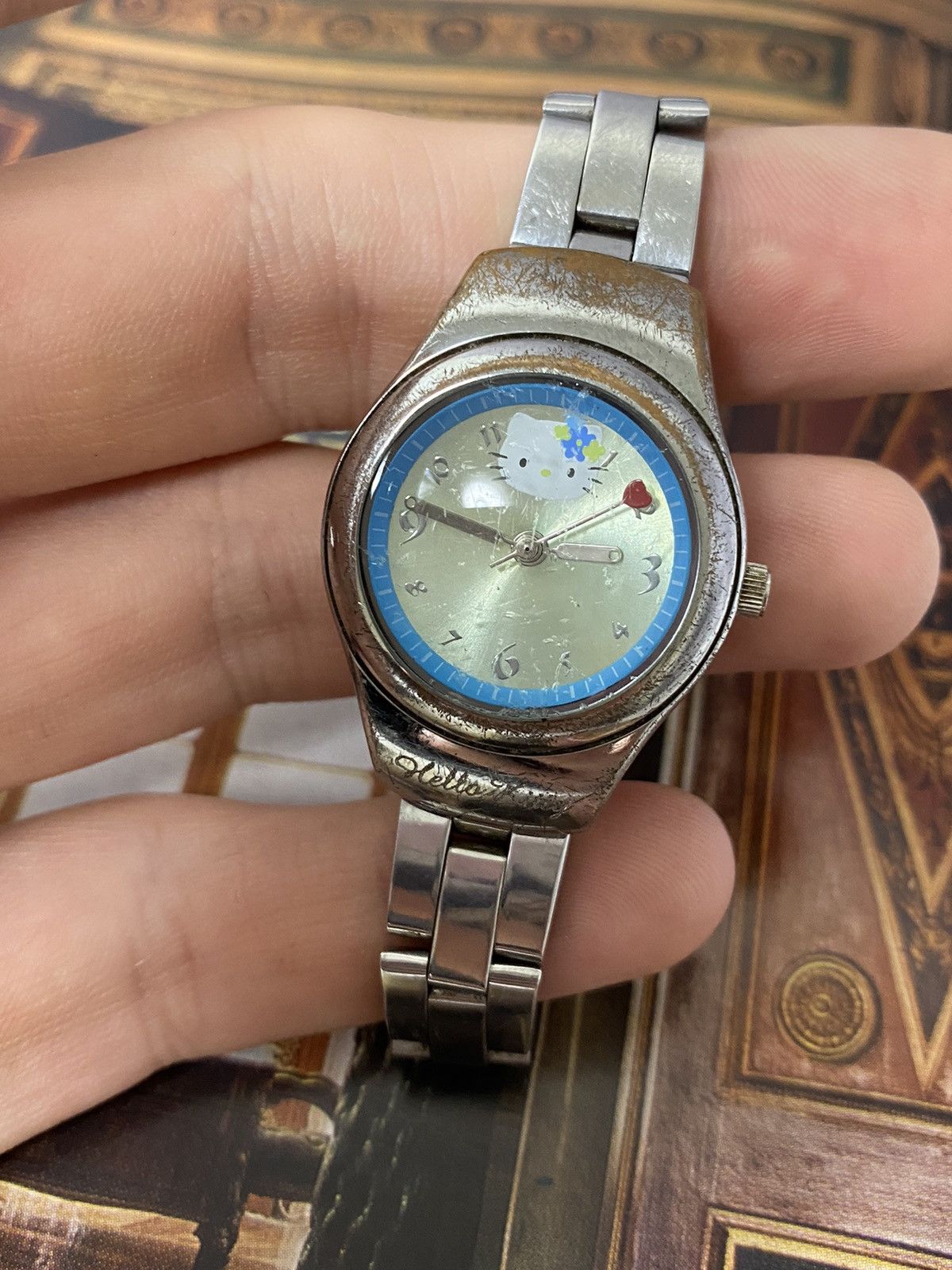 Jewelry Hello Kitty Watch Sanrio Silver Tone Size ONE SIZE - 8 Thumbnail