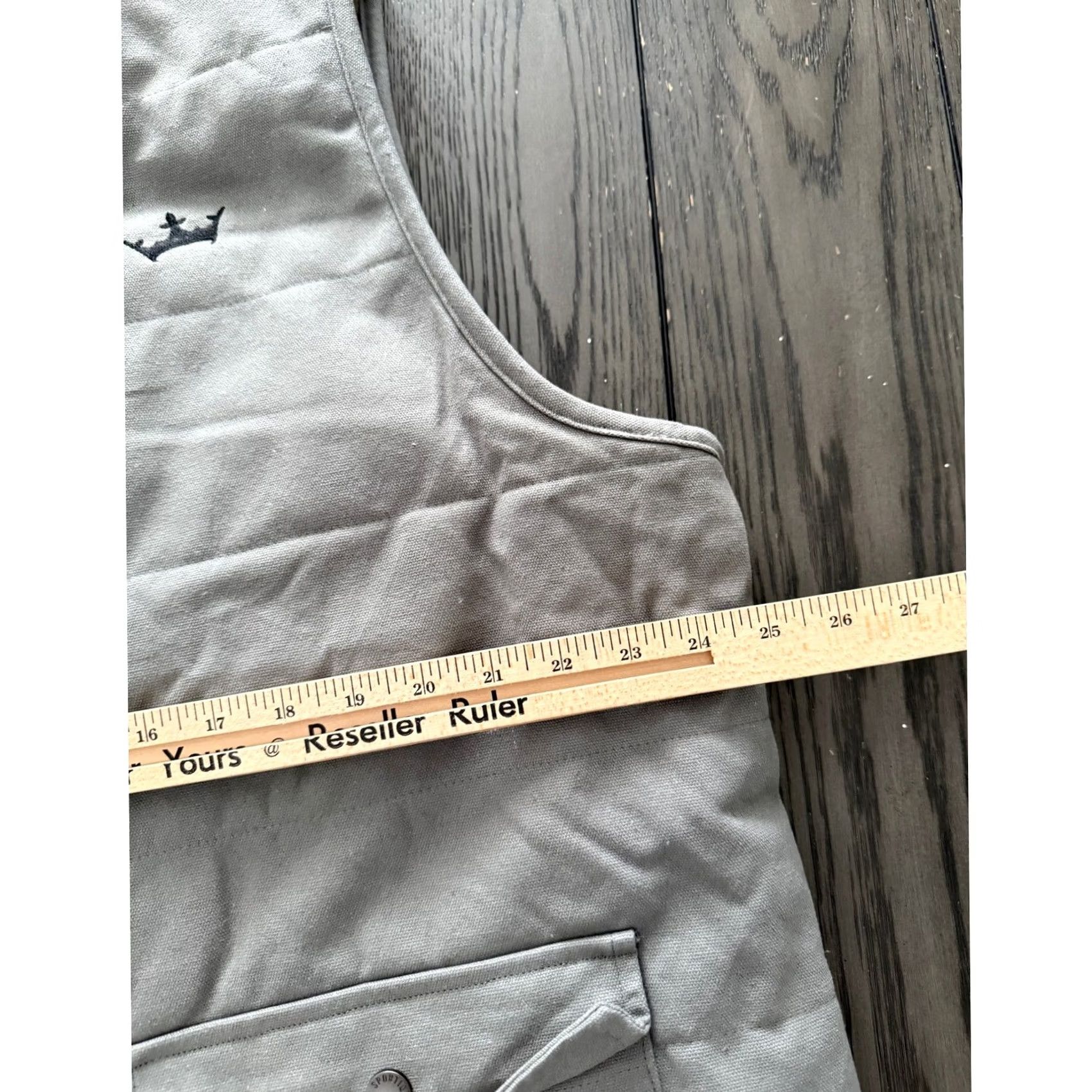 Logo 7 Draft Kings Vest Men's XXL Gray Camo Quilted Full Zip Logo Fantasy Size US XXL / EU 58 / 5 - 6 Thumbnail