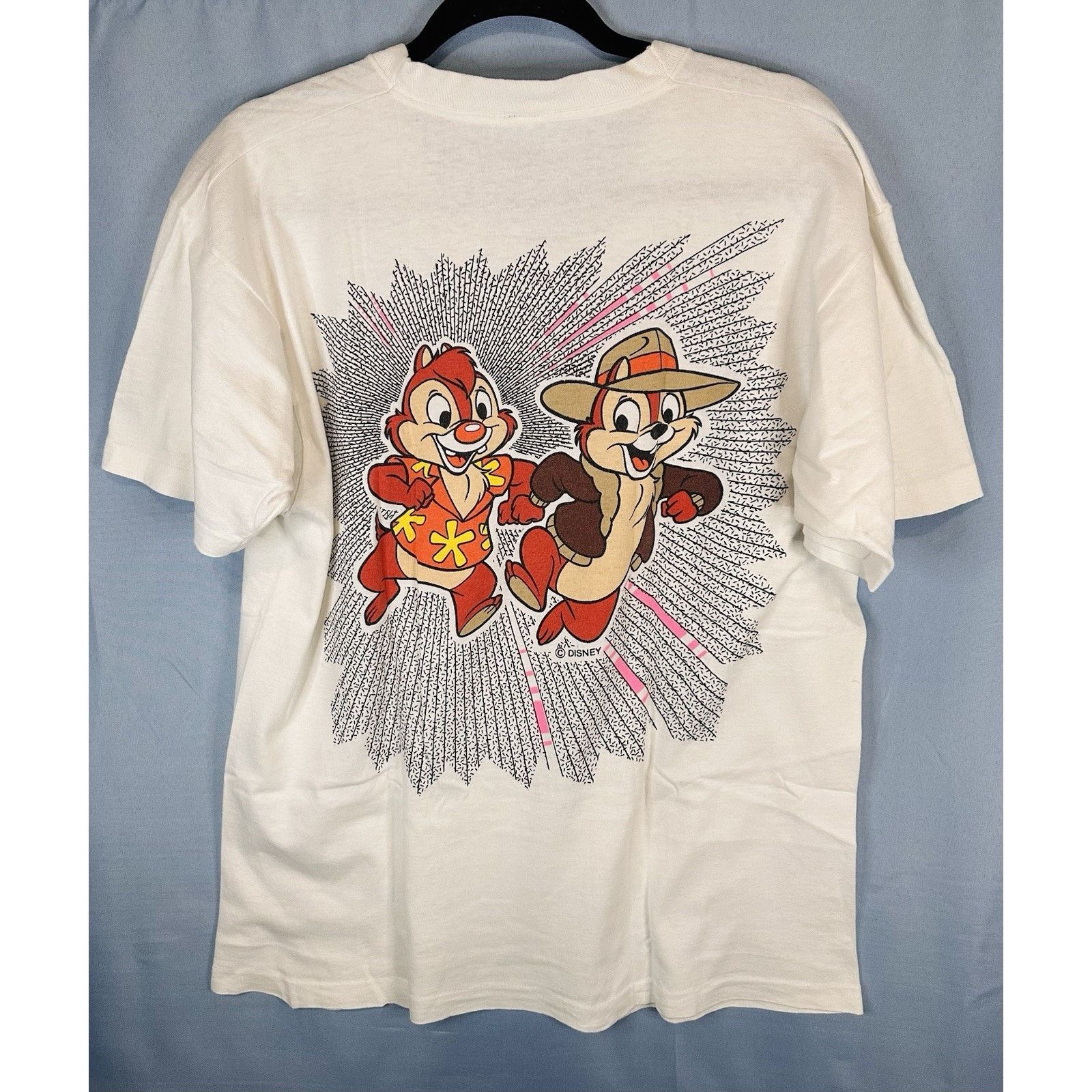 Disney Vintage Chip n Dale Rescue Rangers Disney Tee Size US XL / EU 56 / 4 - 3 Thumbnail