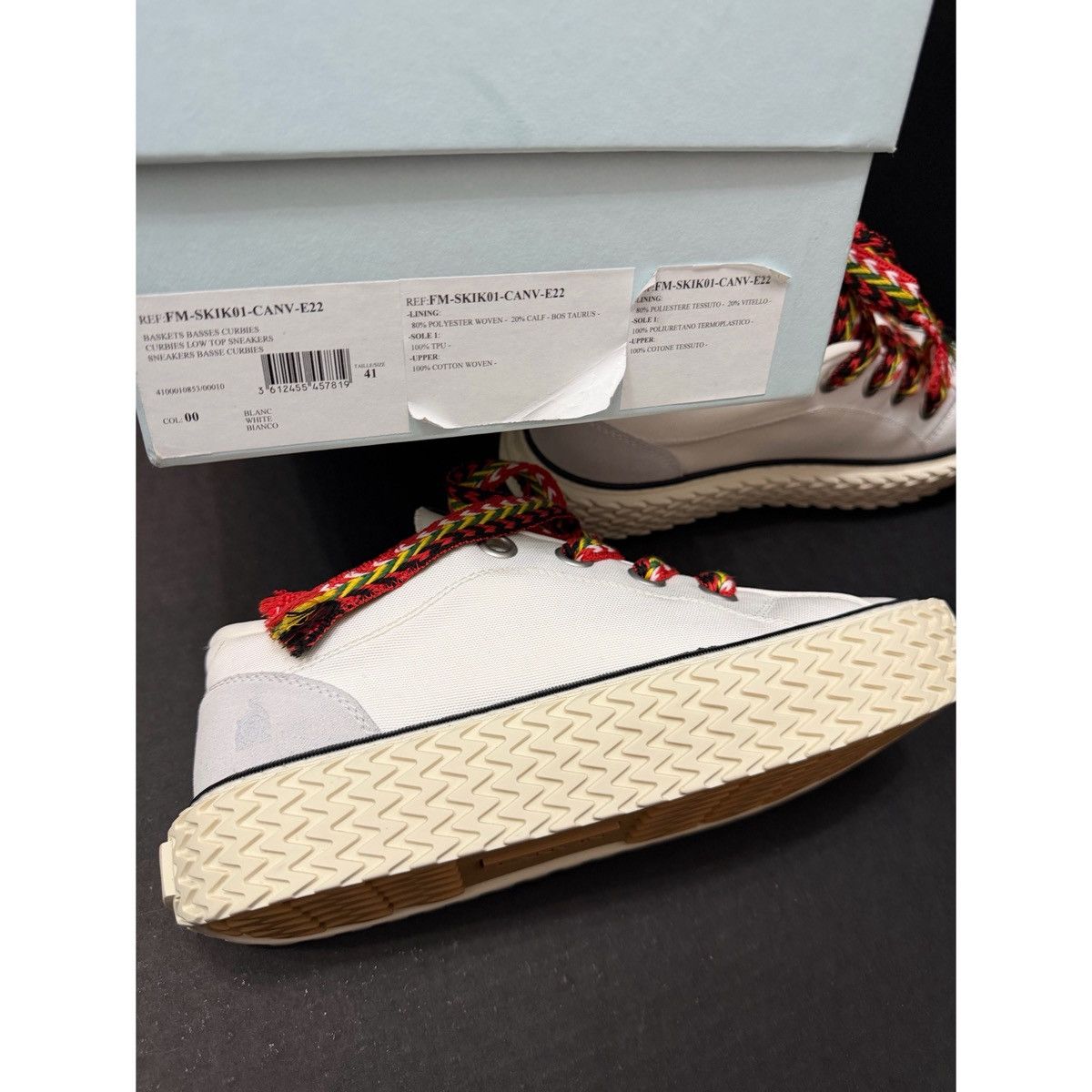 Lanvin LANVIN CURBIES LOW WHITES SNEAKERS Size US 8 / EU 41 - 20 Thumbnail