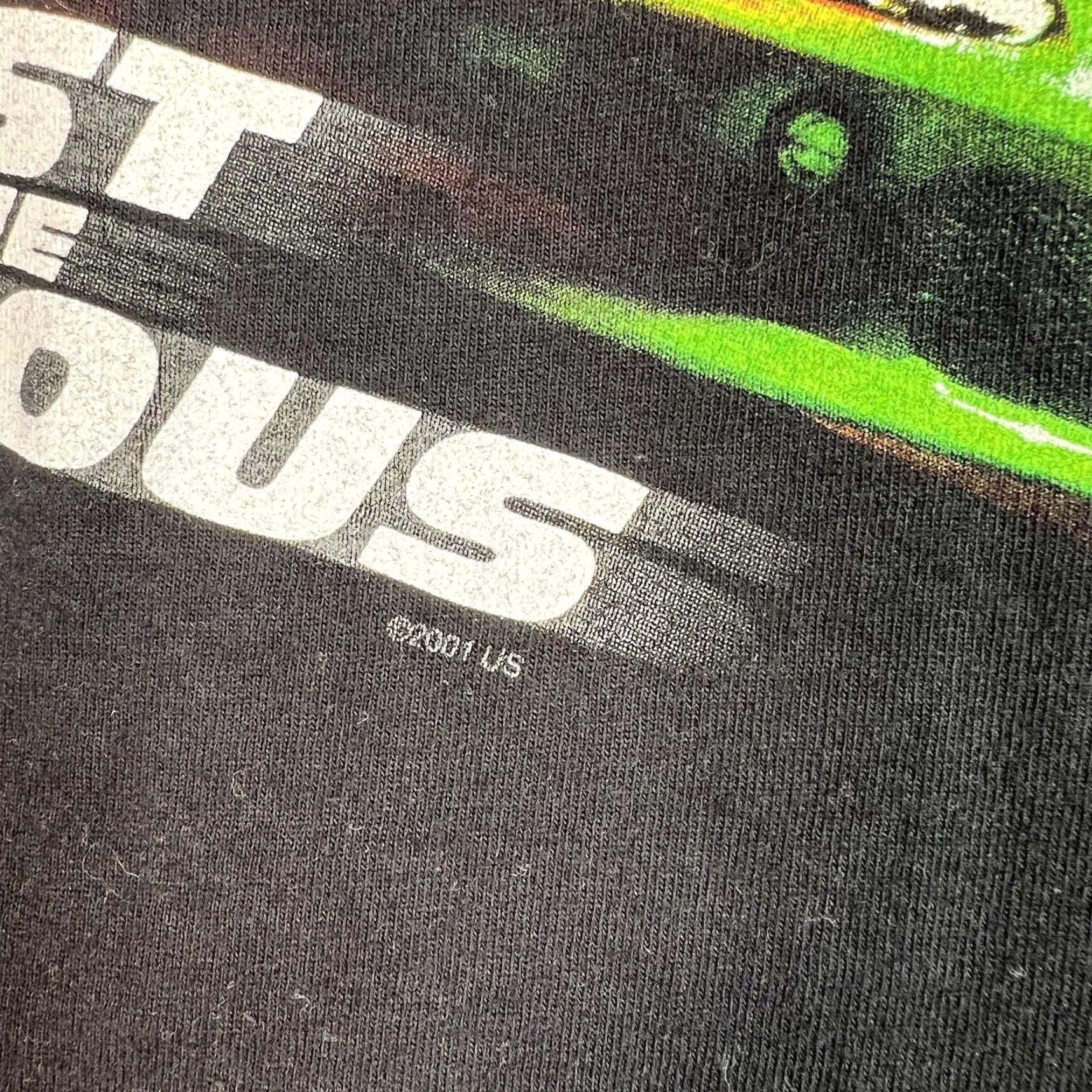 Vintage VINTAGE 2001 The Fast And The Furious Movie Promo T Shirt Adult Large Black Mens Graphic Tee 2000s Size US L / EU 52-54 / 3 - 6 Thumbnail