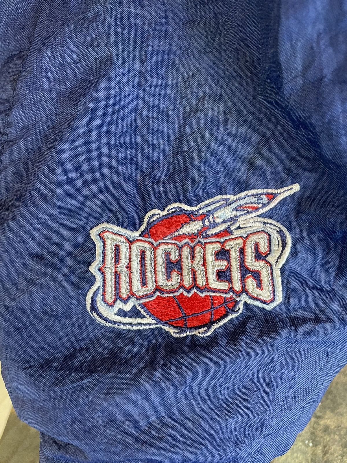 NBA × Starter × Vintage Vintage Nba rocket Starter Jacket Hoodies Size US L / EU 52-54 / 3 - 5 Thumbnail