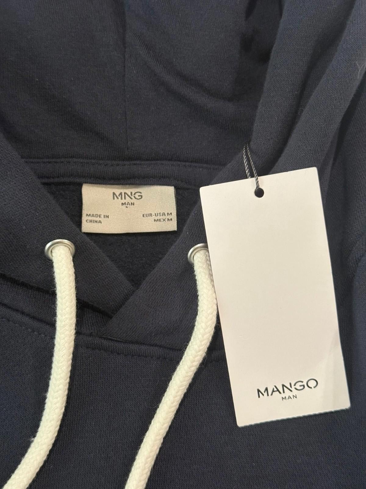 Other MNG (Mango) Mens Hoodie Sweatshirt Blue M Long Sleeve Size US M / EU 48-50 / 2 - 3 Thumbnail