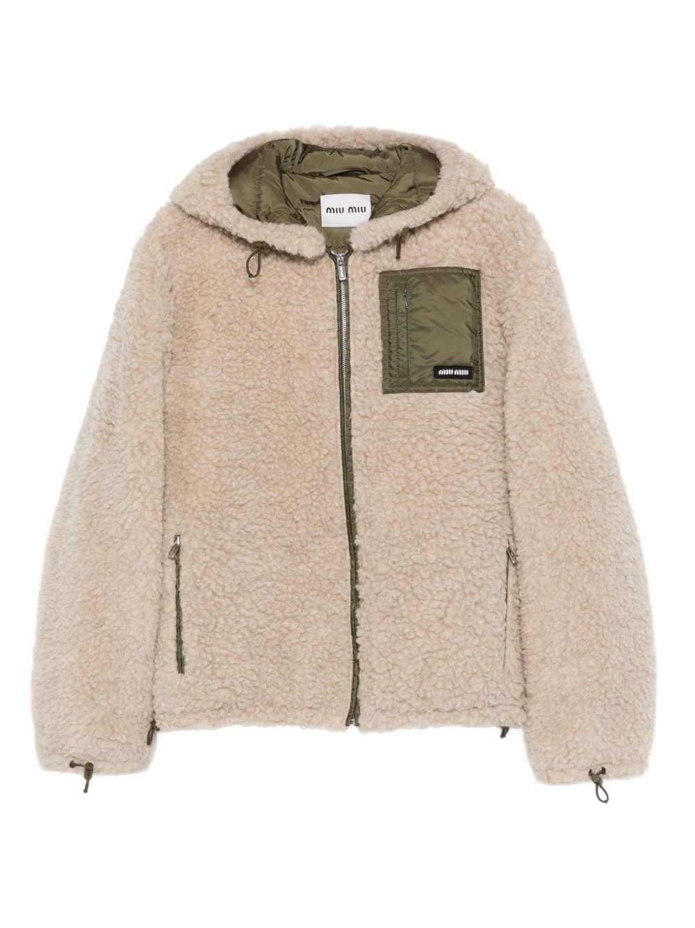 Miu Miu TEDDY BLOUSON JACKET Size M / US 6-8 / IT 42-44 - 1 Thumbnail
