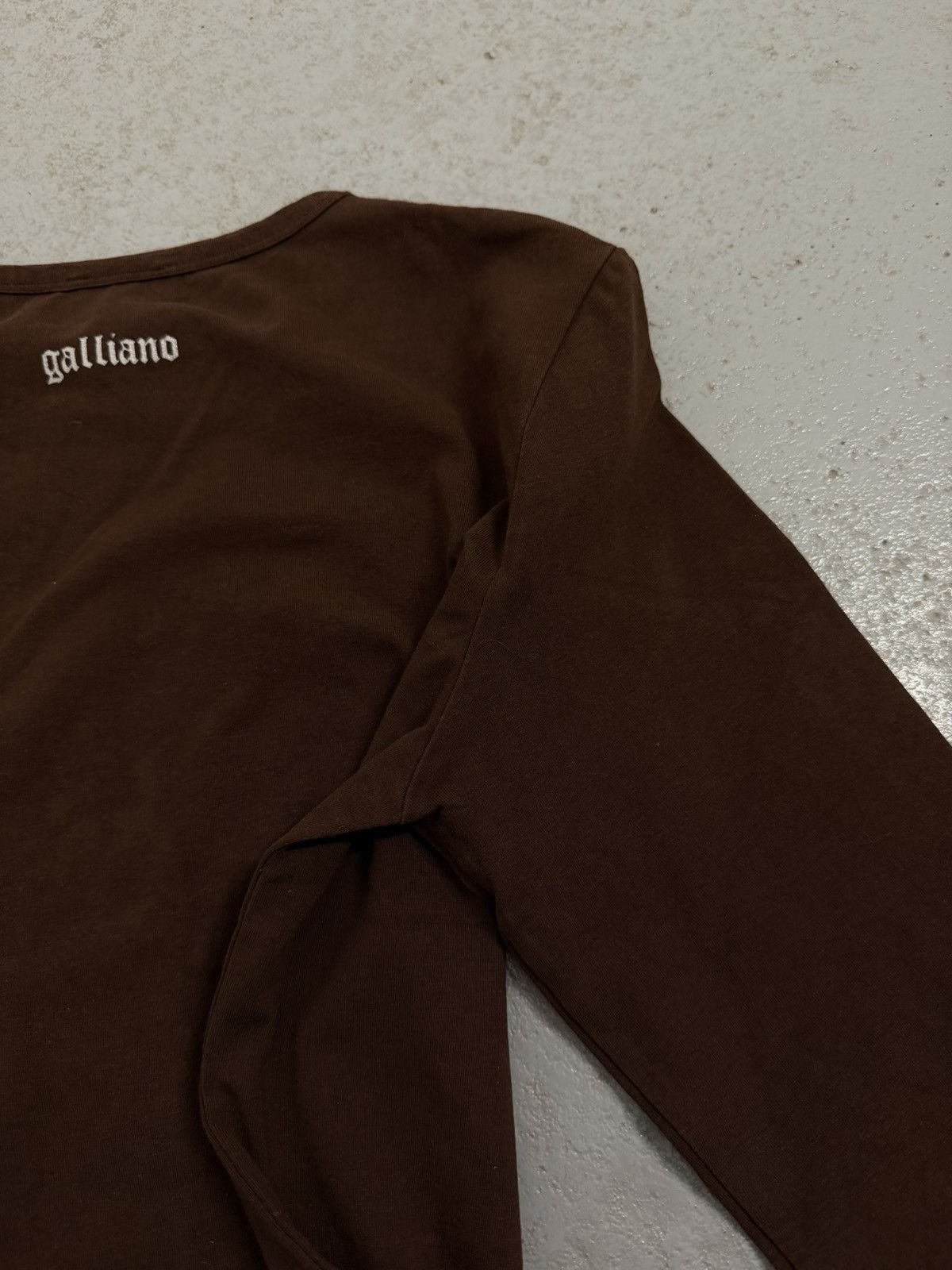 John Galliano Vintage 00s John Galliano Vol com Rhinestones Longsleeve Size M / US 6-8 / IT 42-44 - 10 Thumbnail