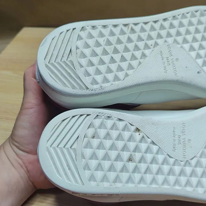 Louis Vuitton Louis Vuitton Luxembourg Casual Sneakers in White Red -2508 Size US 9.5 / EU 42-43 - 5 Thumbnail