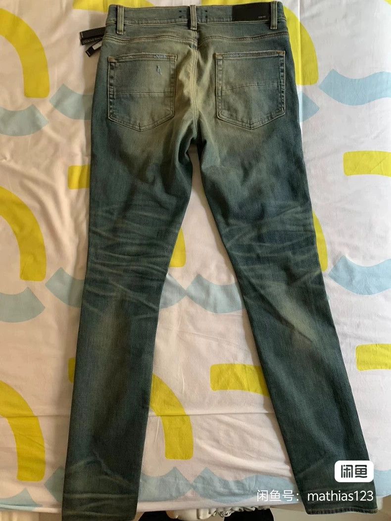 Amiri Amiri Blue Men's Hole Jeans 2501-Nextarrow Size US 32 / EU 48 - 2 Thumbnail
