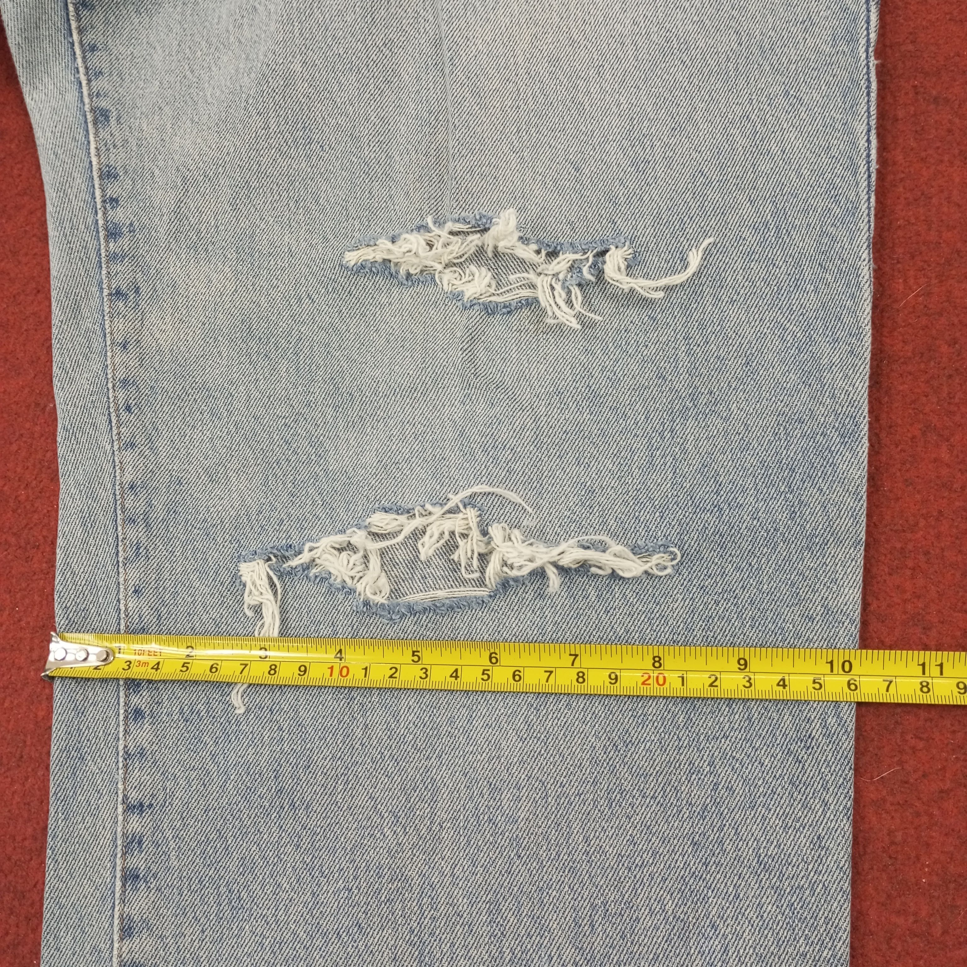RRL Ralph Lauren × Ralph Lauren × Vintage RRL Ralph Lauren Fashion Style Distressed Jeans Size US 34 / EU 50 - 10 Thumbnail