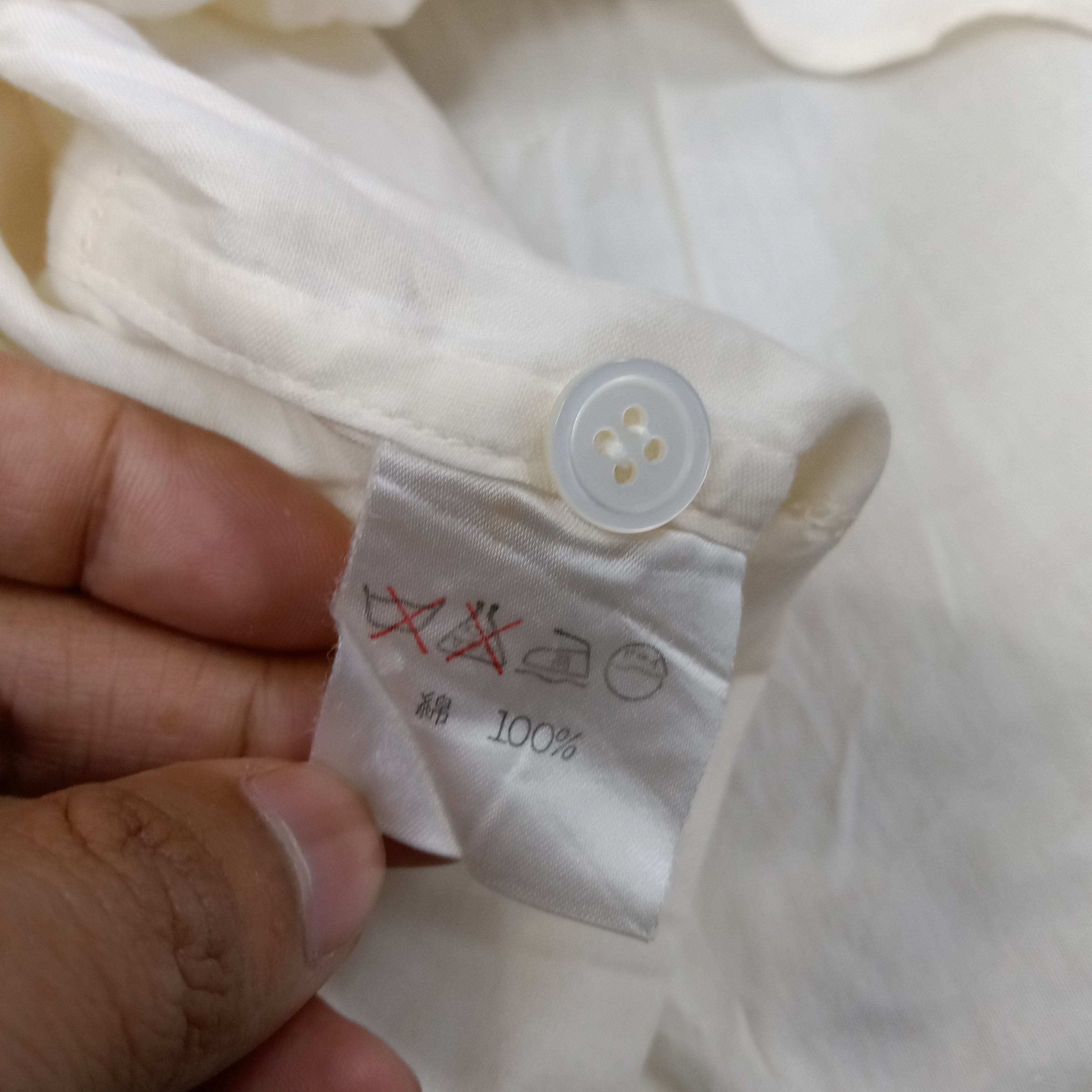 Issey Miyake Issey Miyake Japanese Designer Shirt Button Up C223N53 Size US L / EU 52-54 / 3 - 8 Thumbnail