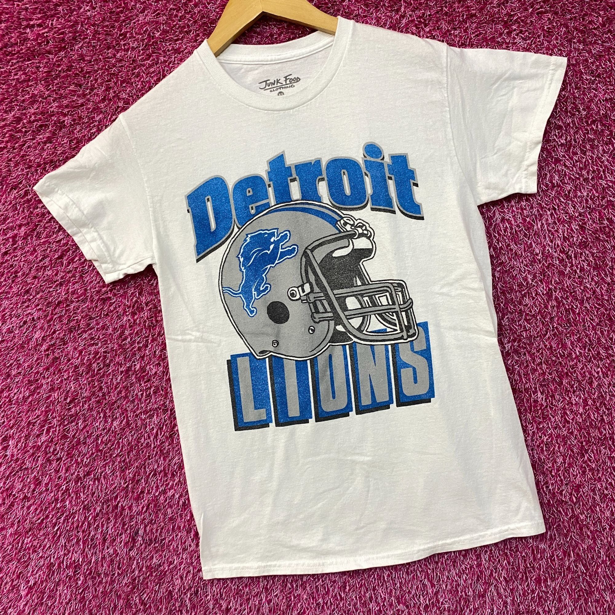 Junk Food Junk Food Clothing NFL Detroit Lions Throwback Helmet Logo T Size US XS / EU 42 / 0 - 3 Thumbnail