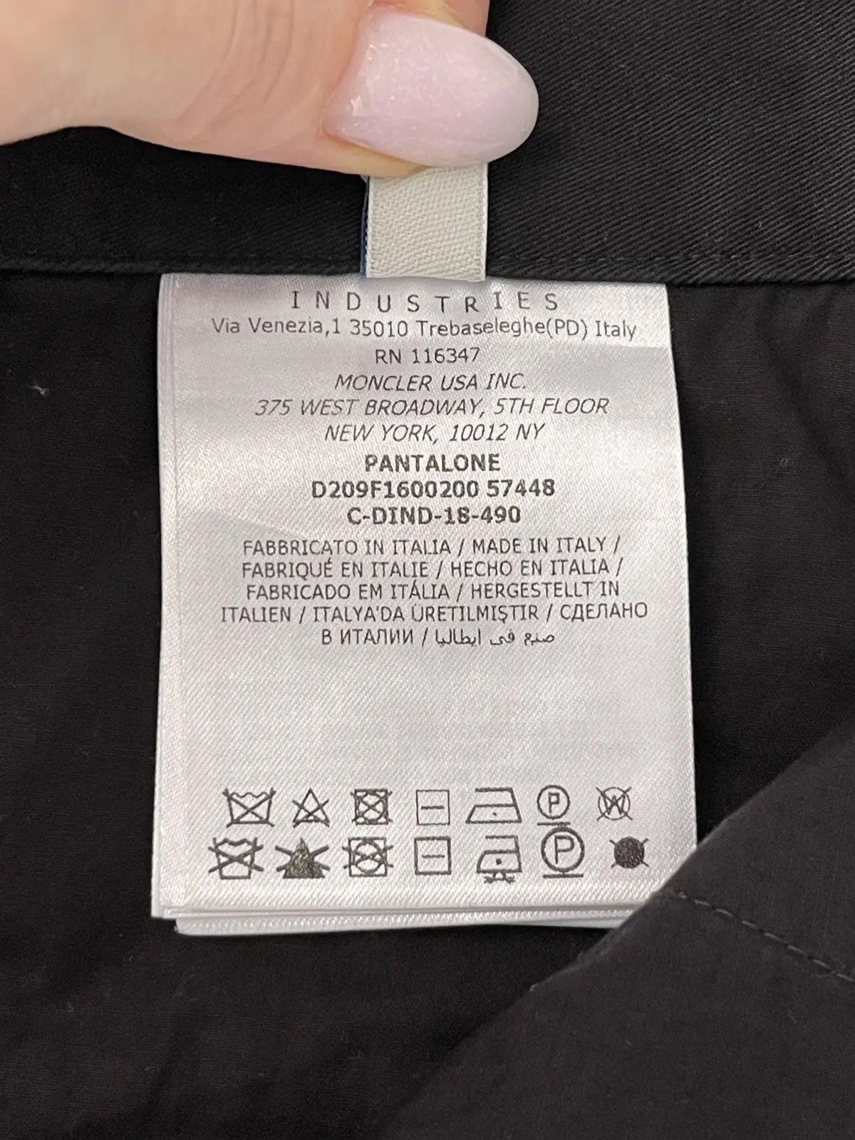 Moncler Moncler Genius Flored Archiv Pants Noir Kei Ninomiya Size 30" / US 8 / IT 44 - 9 Thumbnail