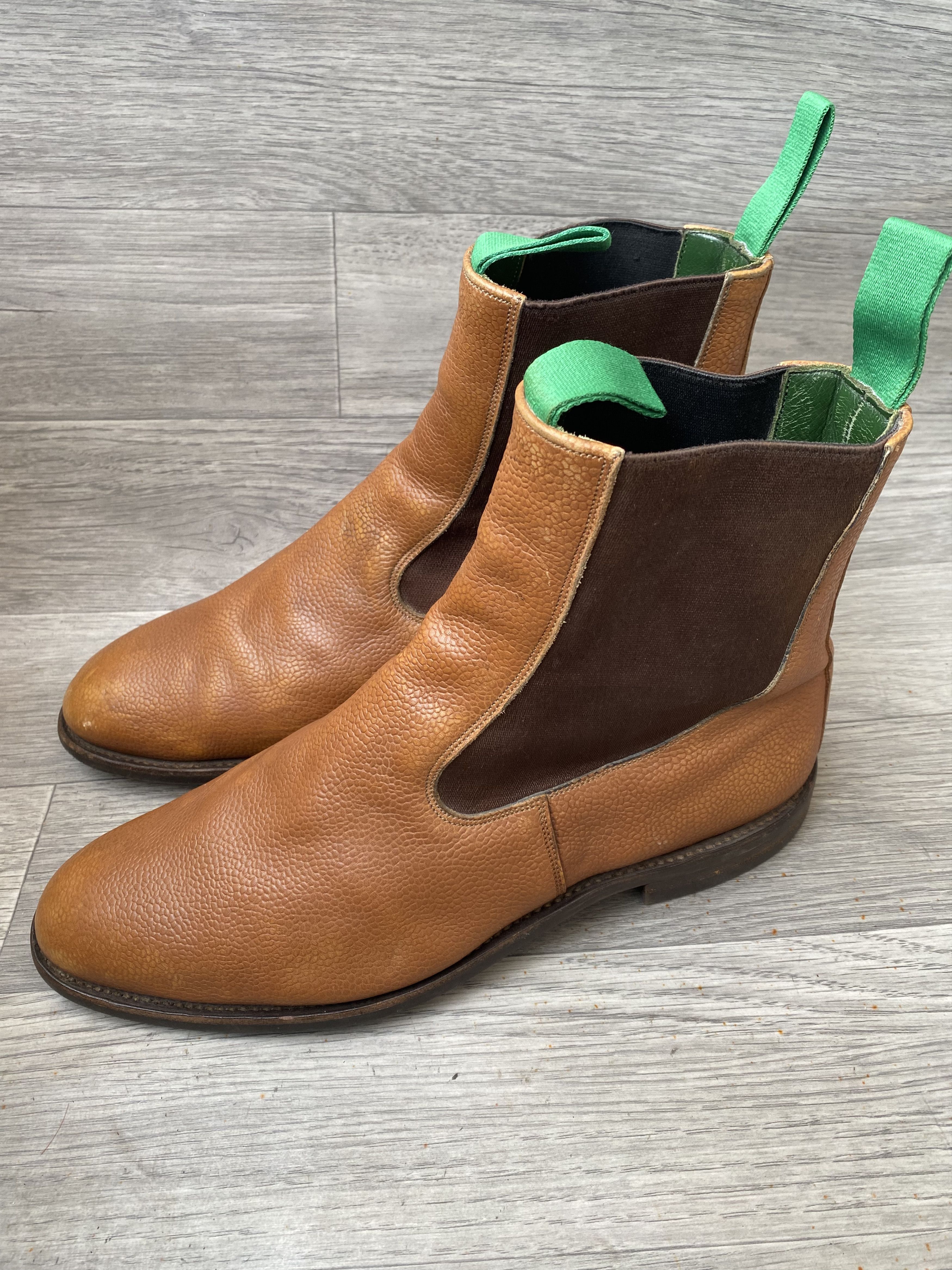 Tricker's Trickers brown pebble grain chelsea boots uk 9 Size US 10 / EU 43 - 7 Thumbnail