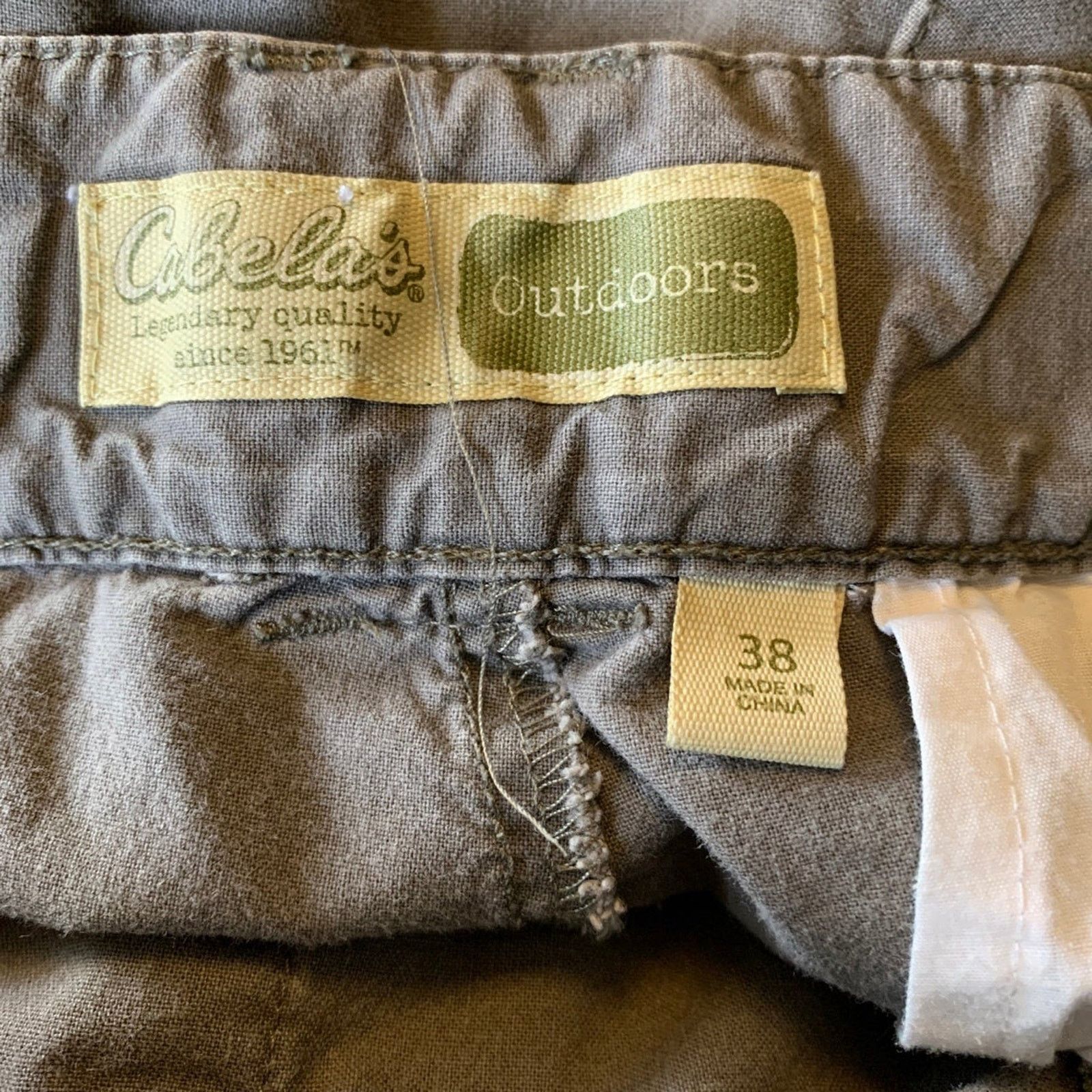 Cabelas Cabela’s Mens Outdoor Cargo Convertible Pants Cotton 38X30 Size US 38 / EU 54 - 7 Thumbnail