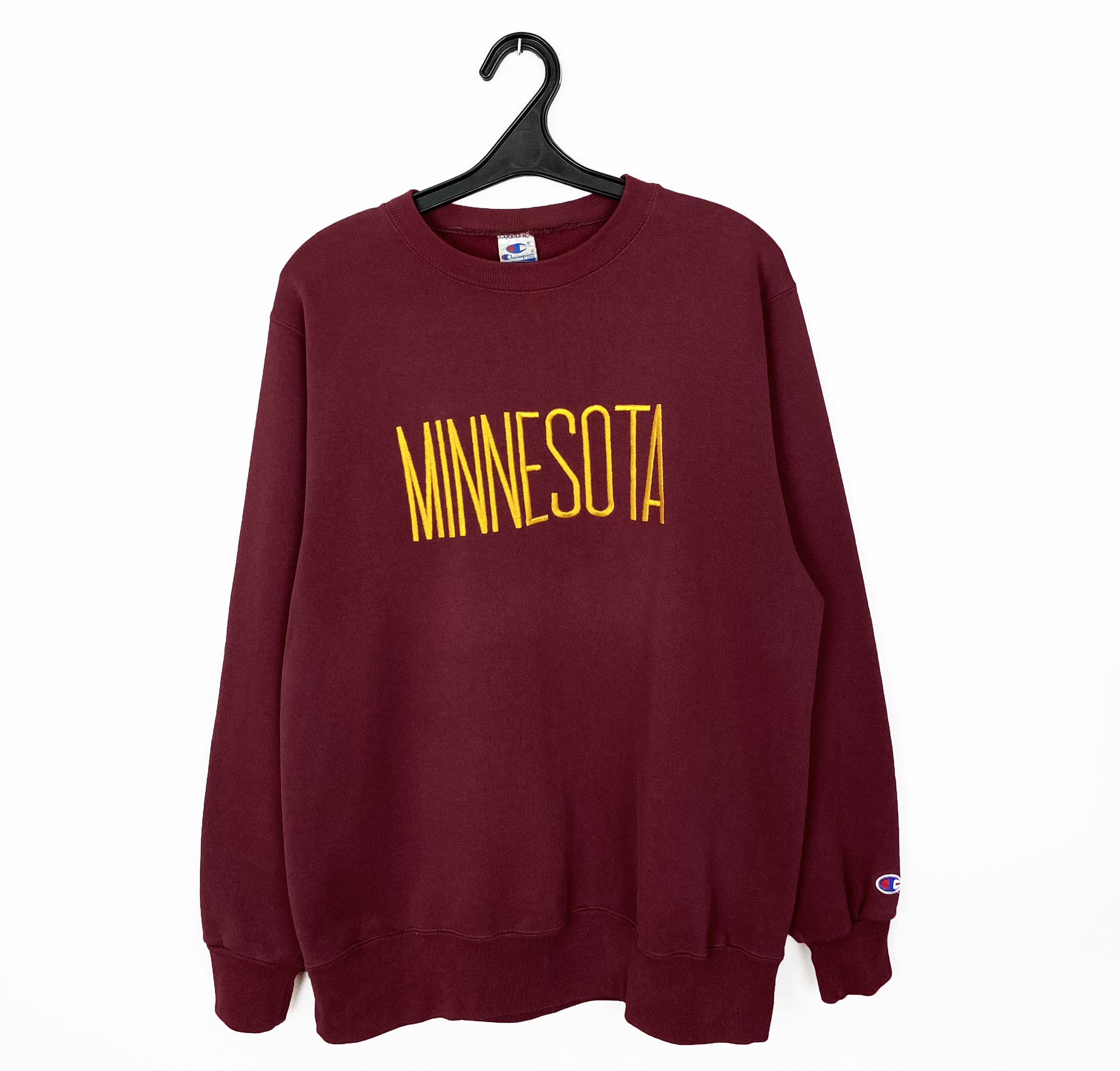 Champion Vintage 90s Champion MINNESOTA Reverse Weave Made in USA Size US L / EU 52-54 / 3 - 1 Thumbnail