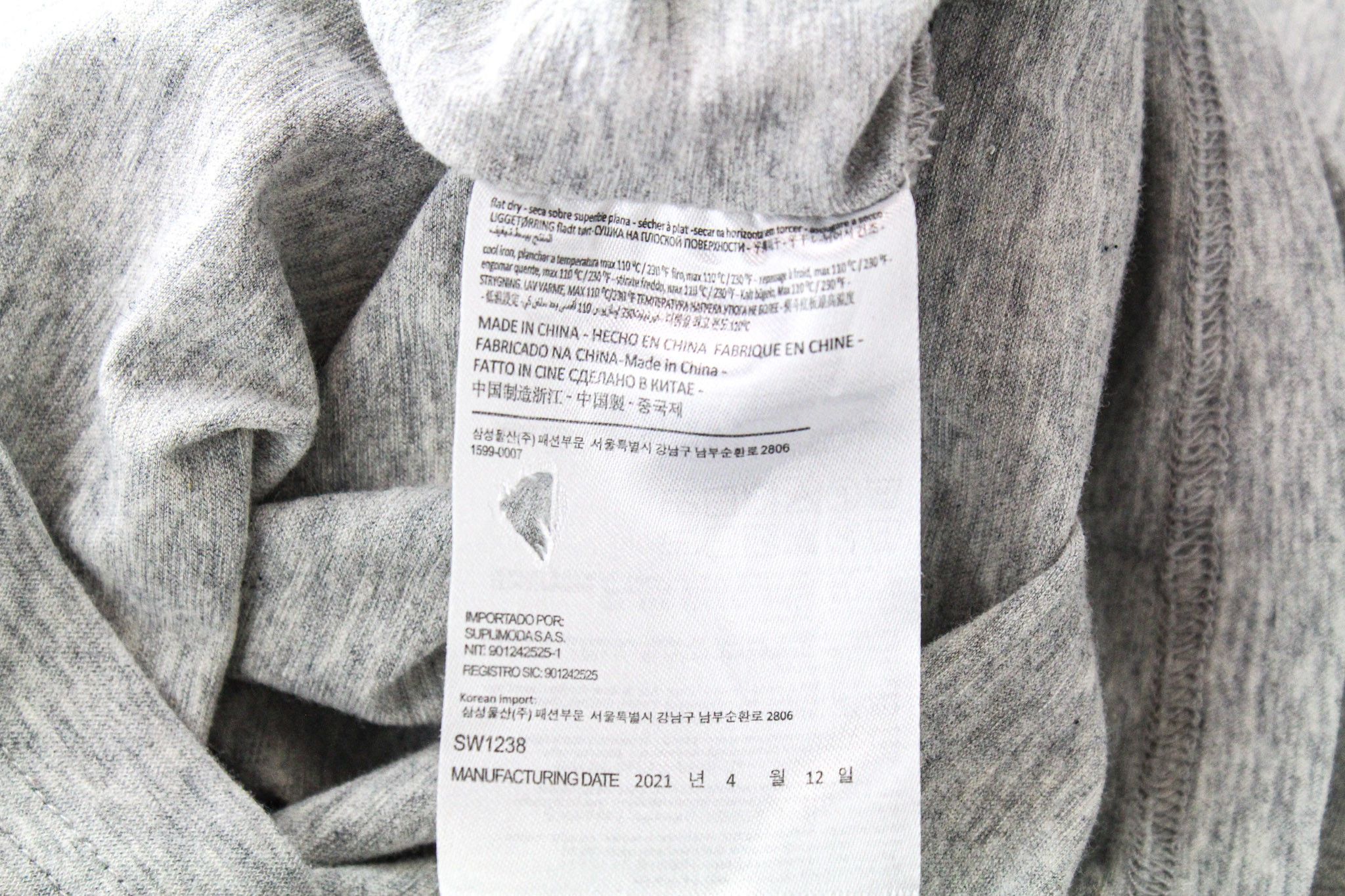 Suitsupply L Grey Cotton Cashmere Polo 72154 Size US L / EU 52-54 / 3 - 7 Thumbnail