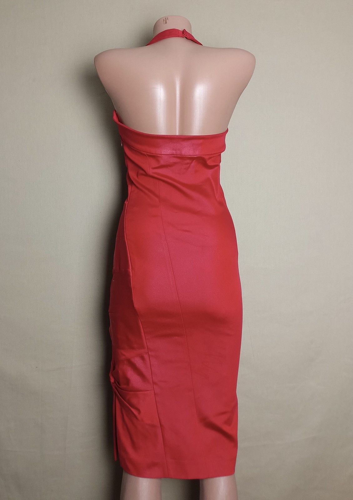 Dior × John Galliano Christian Dior by John Galliano F/W 2003 Runway Halter Dress Size M / US 6-8 / IT 42-44 - 6 Thumbnail