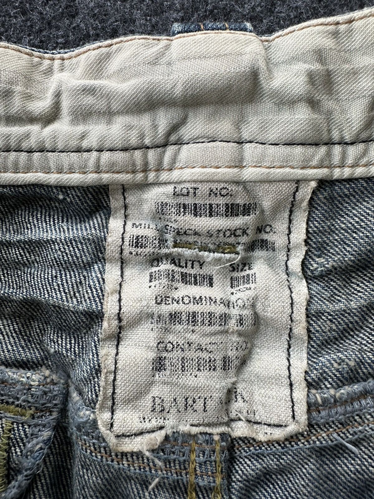 PPFM Vintage Bartack Bondage Distressed Denim W30 D215 Size US 30 / EU 46 - 15 Thumbnail