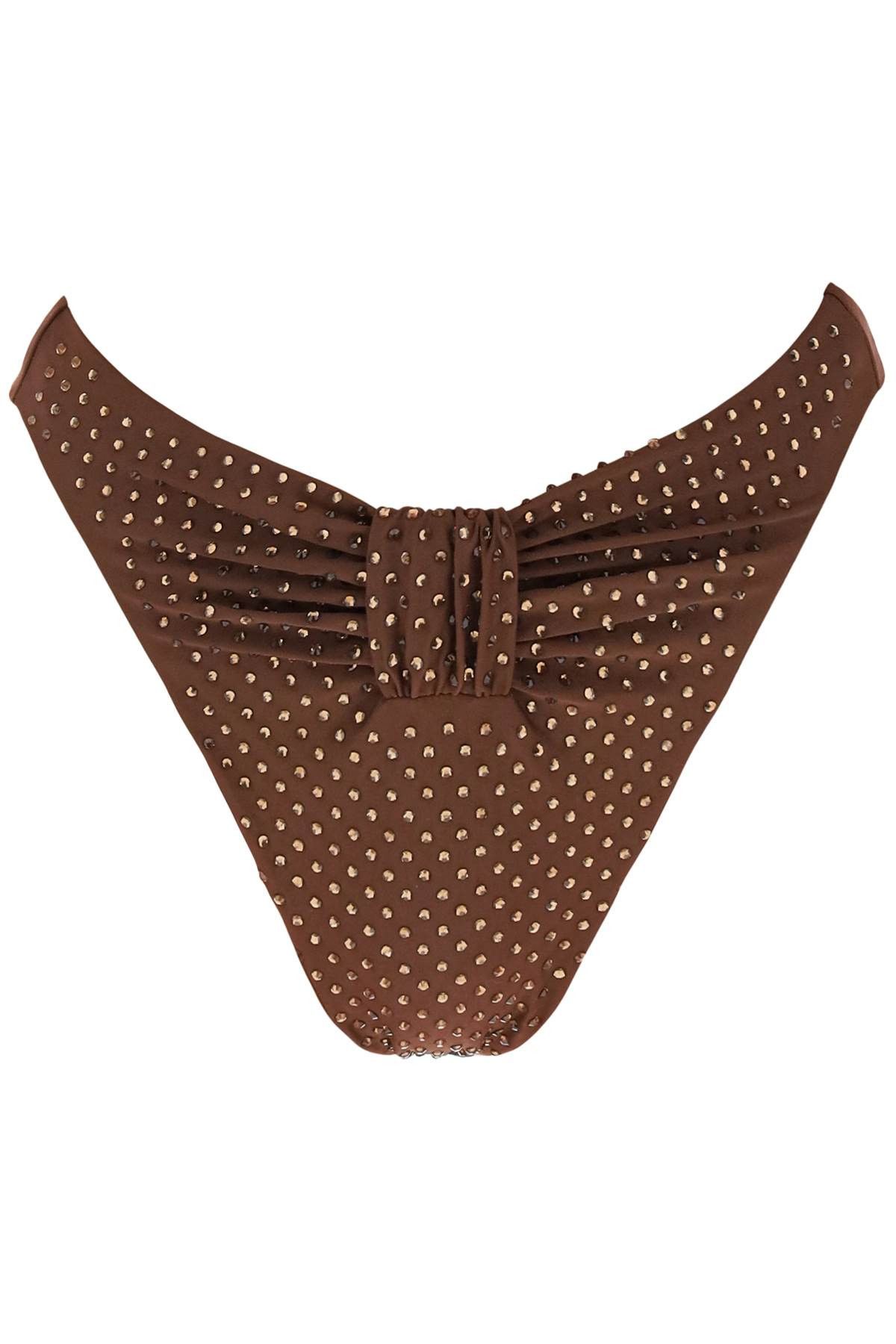 image of Self Portrait "bikini Slip With Rh in Brown, Women's (Size XS)