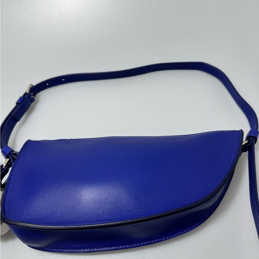 Burberry Burberry Mini Shield Leather Sling Bag Blue Size ONE SIZE - 5 Thumbnail