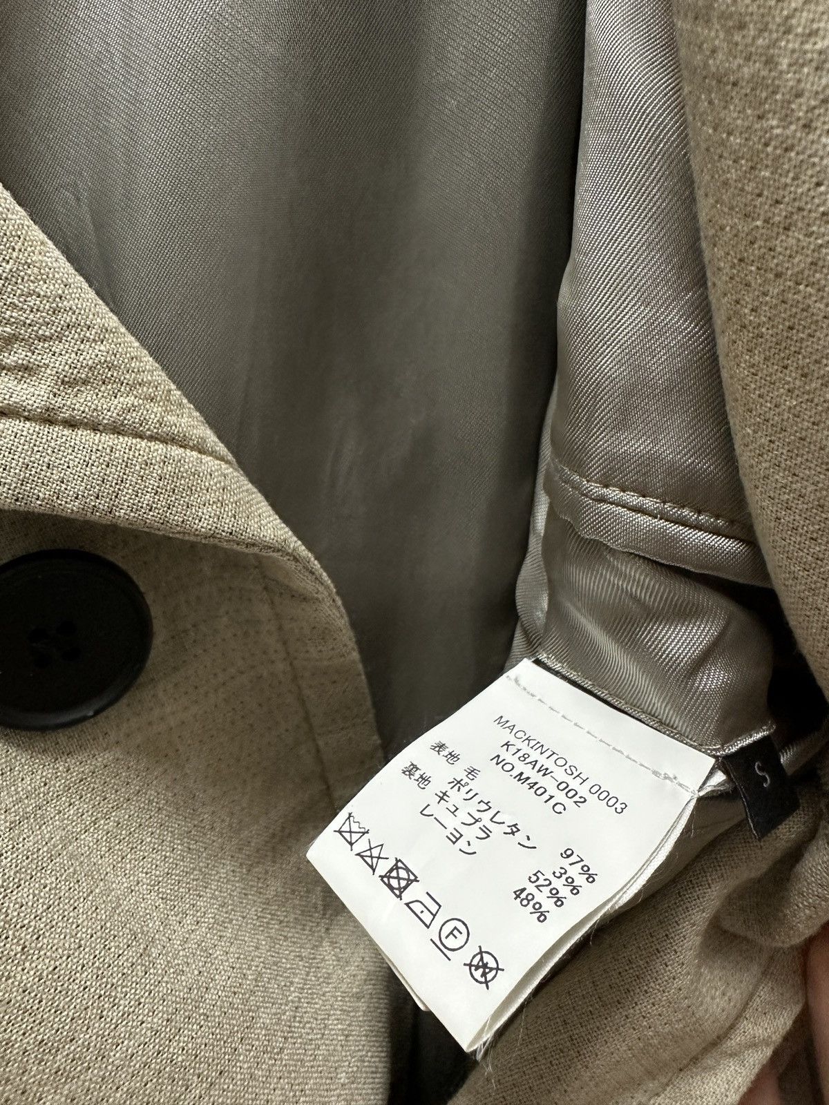 Kiko Kostadinov × Mackintosh kiko kostadinov mackintosh 0003 off white Blazer Jacket Size US M / EU 48-50 / 2 - 4 Thumbnail