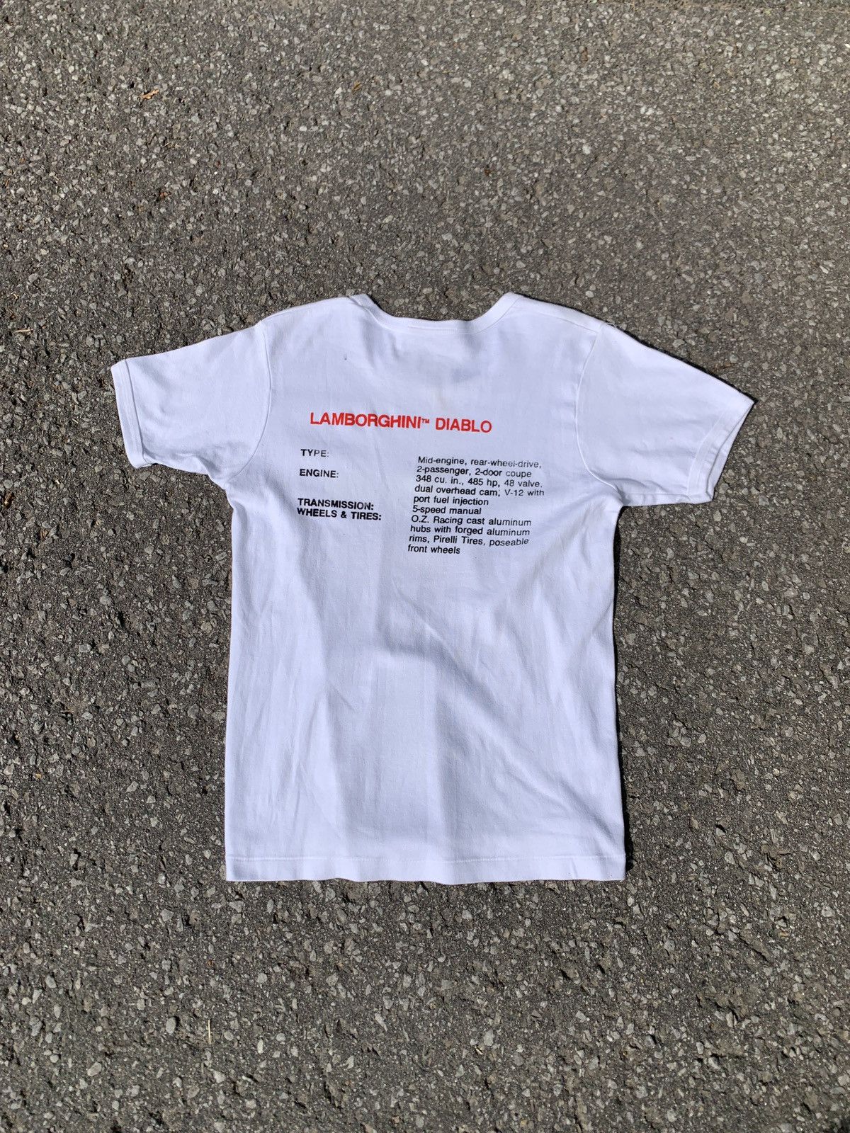 Lamborghini × Vintage Vintage Lamborghini hand painted tee Size US M / EU 48-50 / 2 - 2 Thumbnail