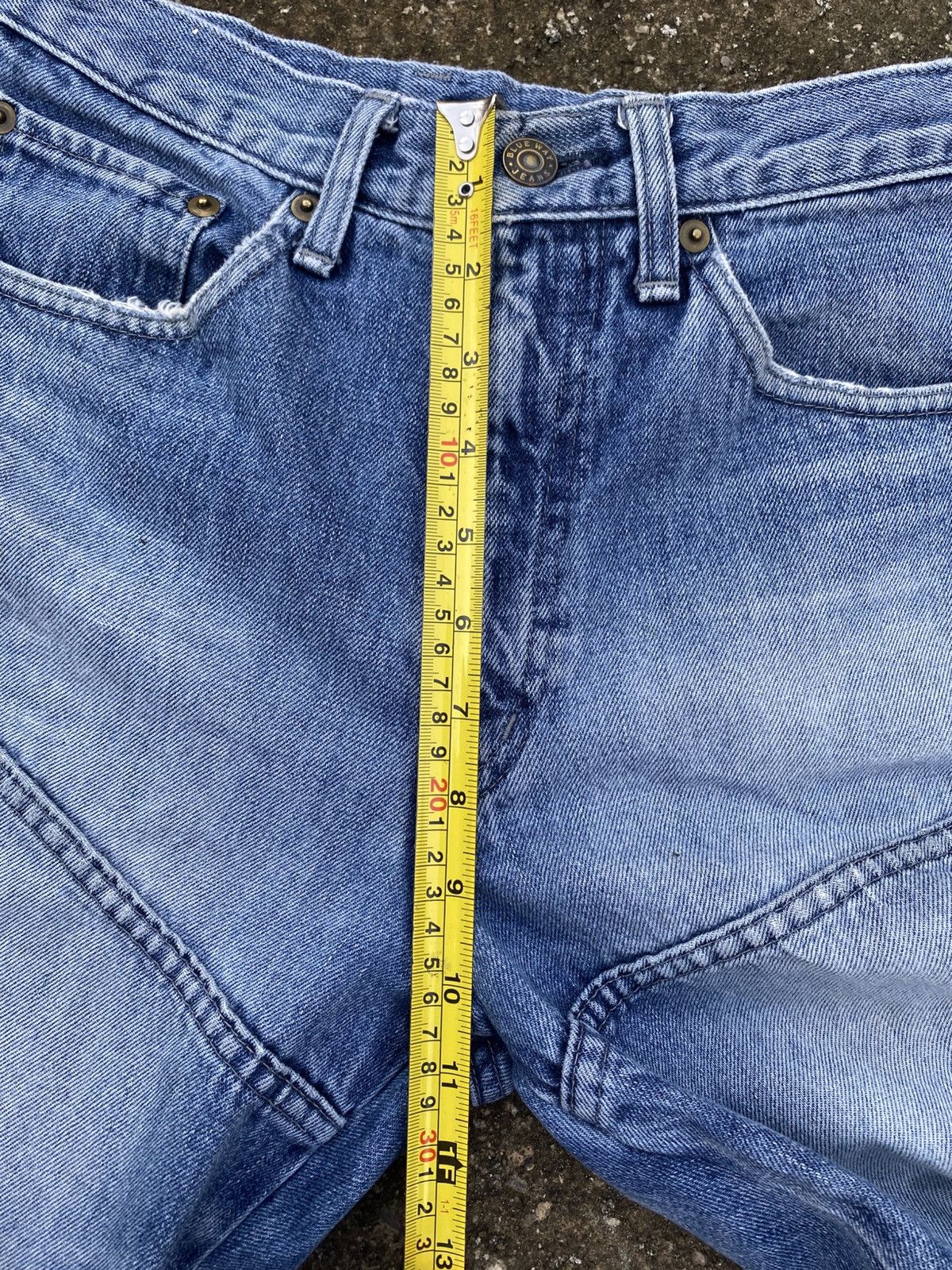 Japanese Brand BLUEWAY Buckleback Biker Jeans Size US 26 / EU 42 - 11 Thumbnail