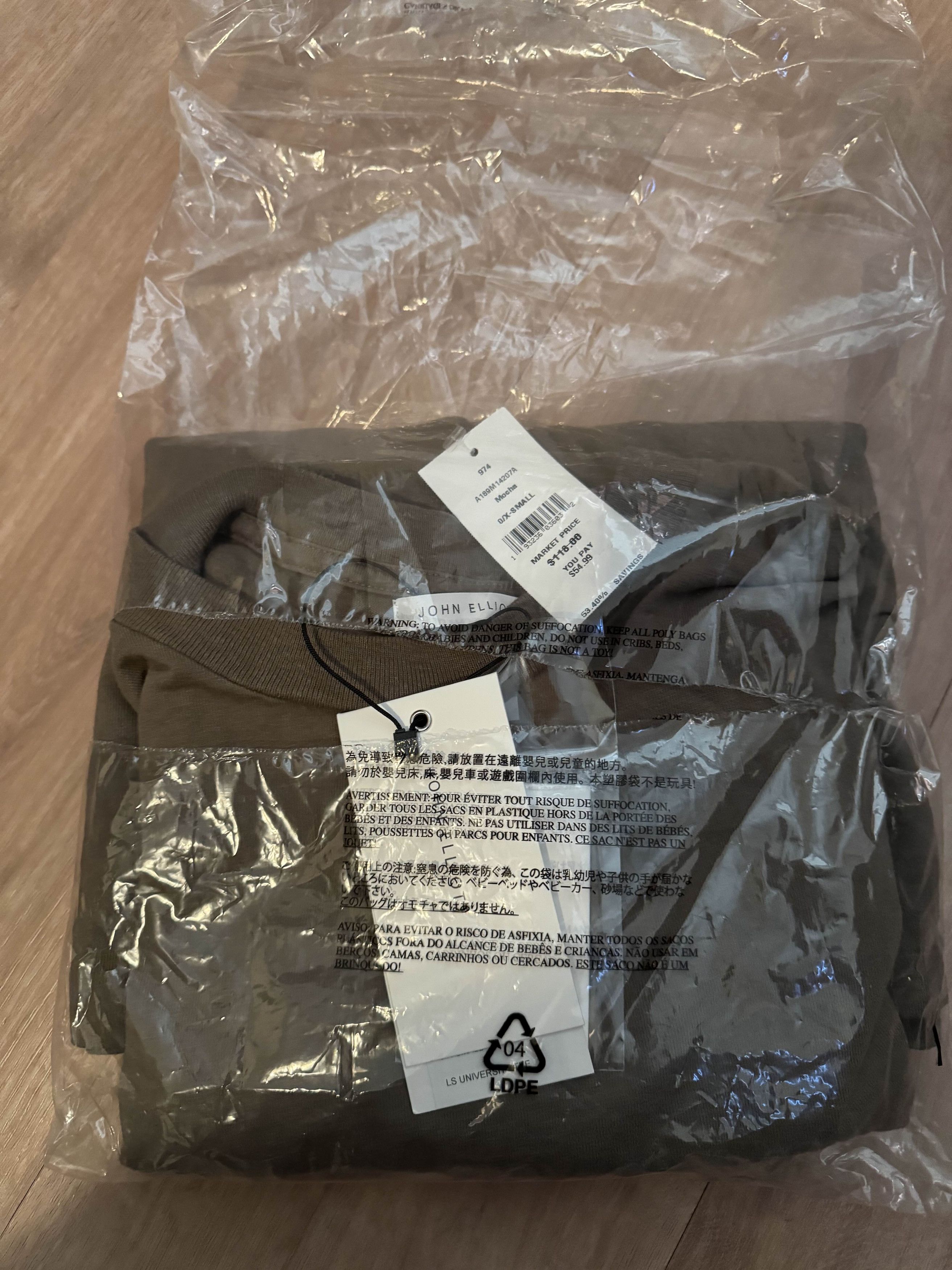 John Elliott LS University Tee Size US XS / EU 42 / 0 - 5 Thumbnail