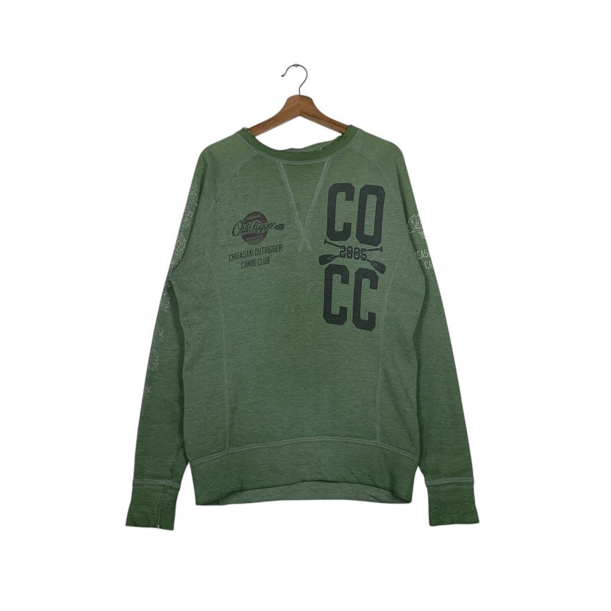 Japanese Brand CHIGASAKI OUTRIGGER Canoe Club 2005 Sweatshirt #1448-C65 Size US S / EU 44-46 / 1 - 1 Thumbnail