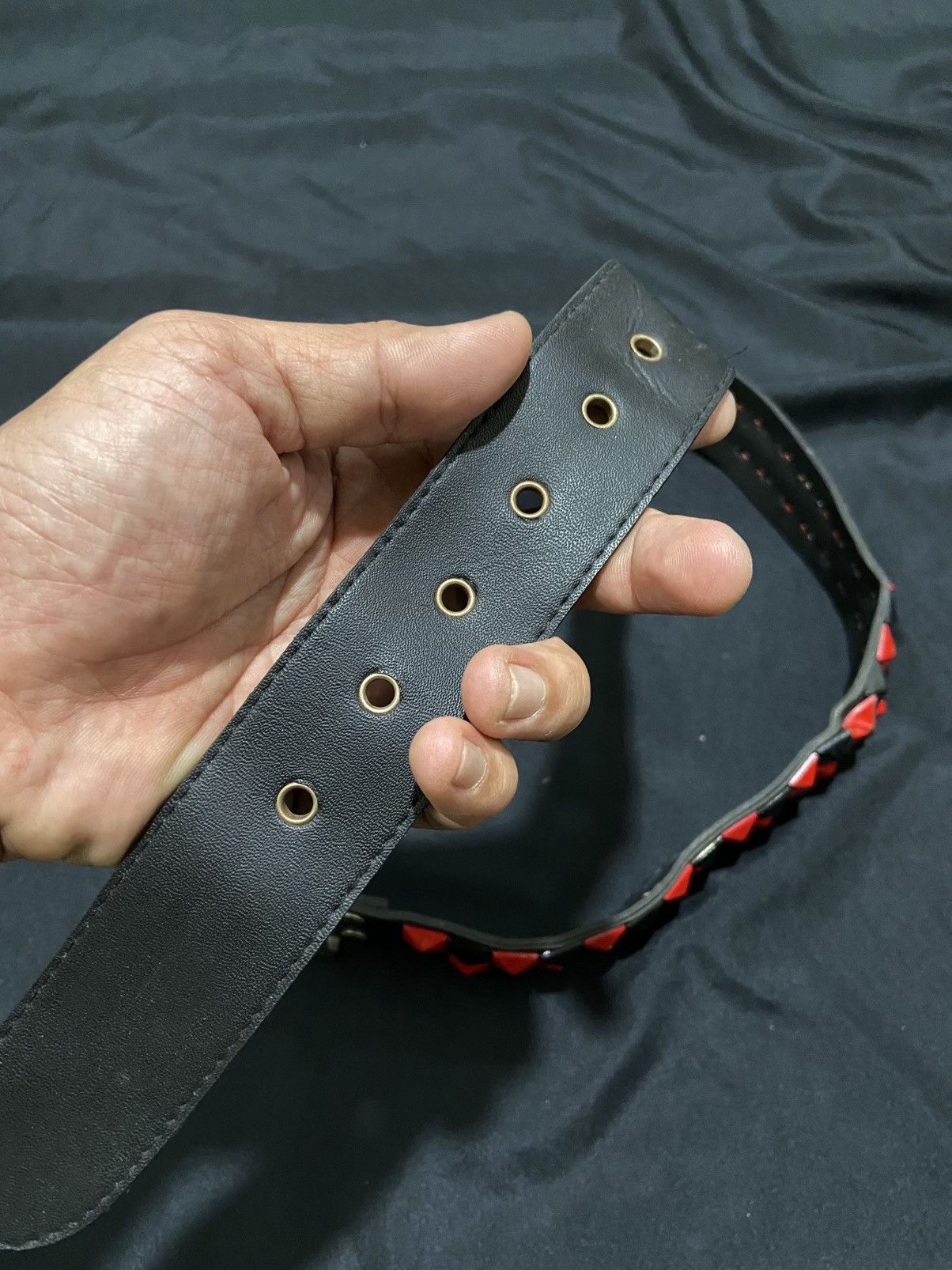 Isamu Katayama Backlash JAPANESE PUNK UKNOWN BRAND LEATHER BELT 14thaddiction style Size ONE SIZE - 9 Thumbnail