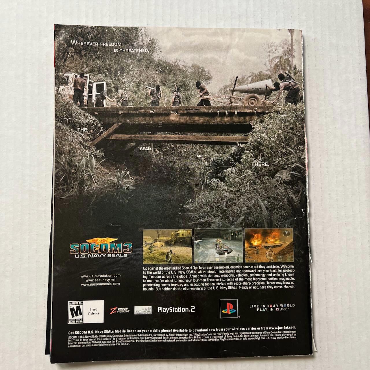 Playstation PSM Magazine #105 Holiday 2005 Retro Gaming Guide w/ Poster! Size ONE SIZE - 8 Thumbnail