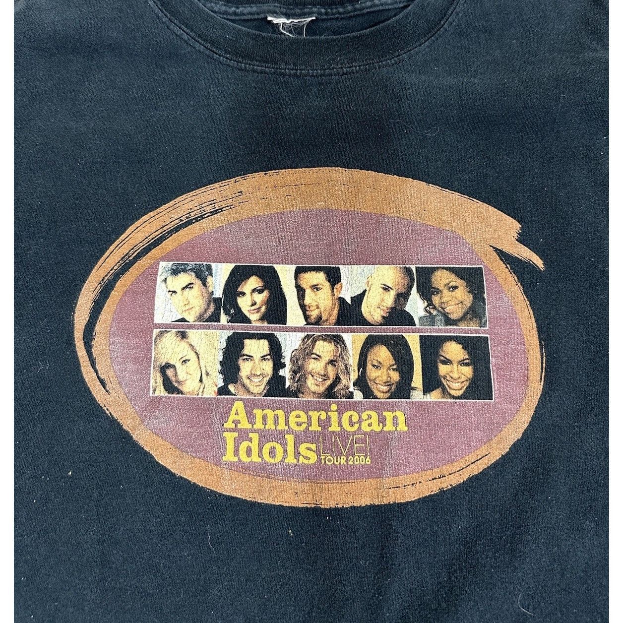 Vintage Vintage American Idol Tour 2006 T-Shirt Simon Cowell Paula A Size US XL / EU 56 / 4 - 2 Thumbnail