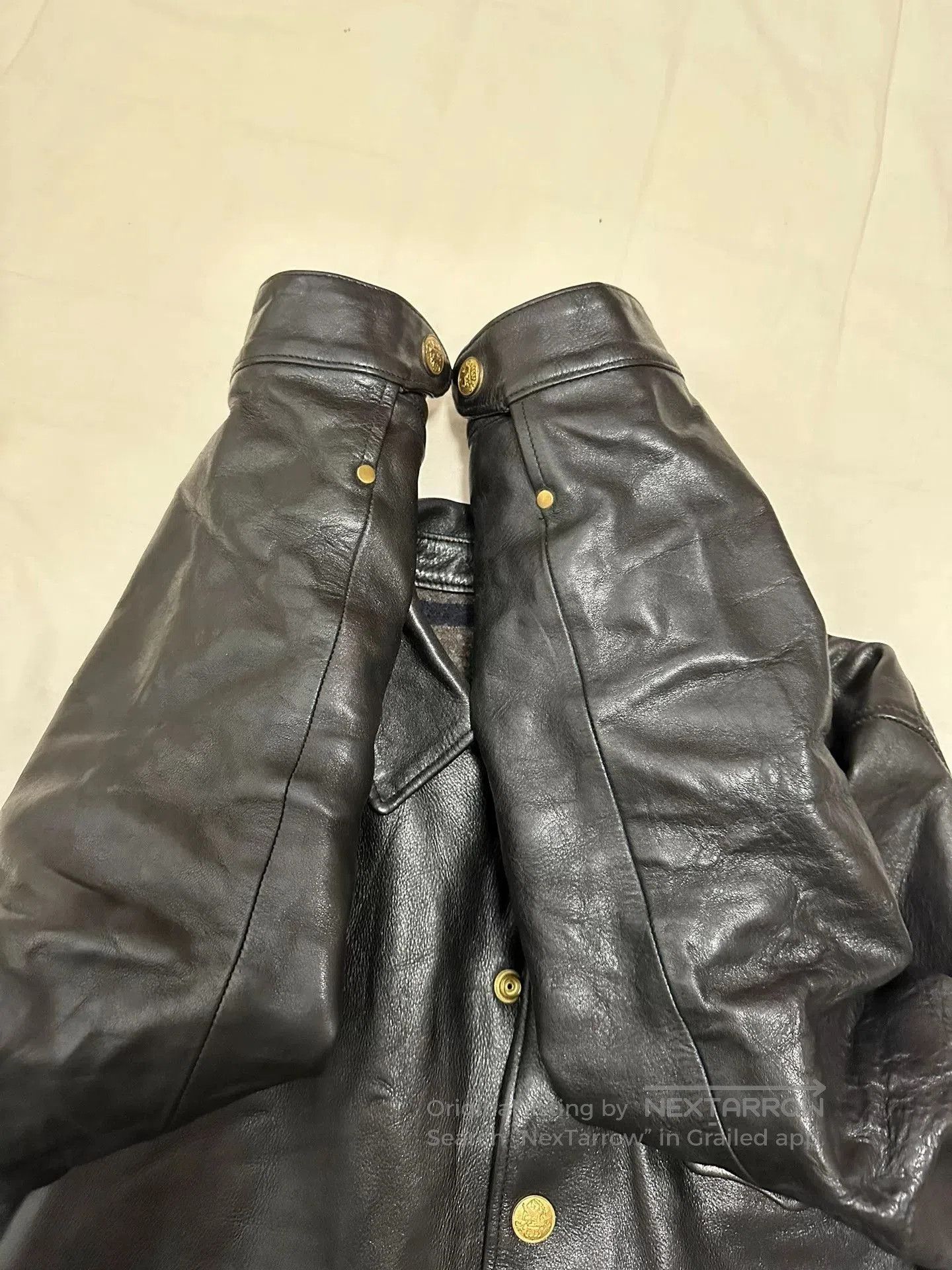 Other Sturdy Cowhide Driving Leather Jacket. Size US M / EU 48-50 / 2 - 6 Thumbnail