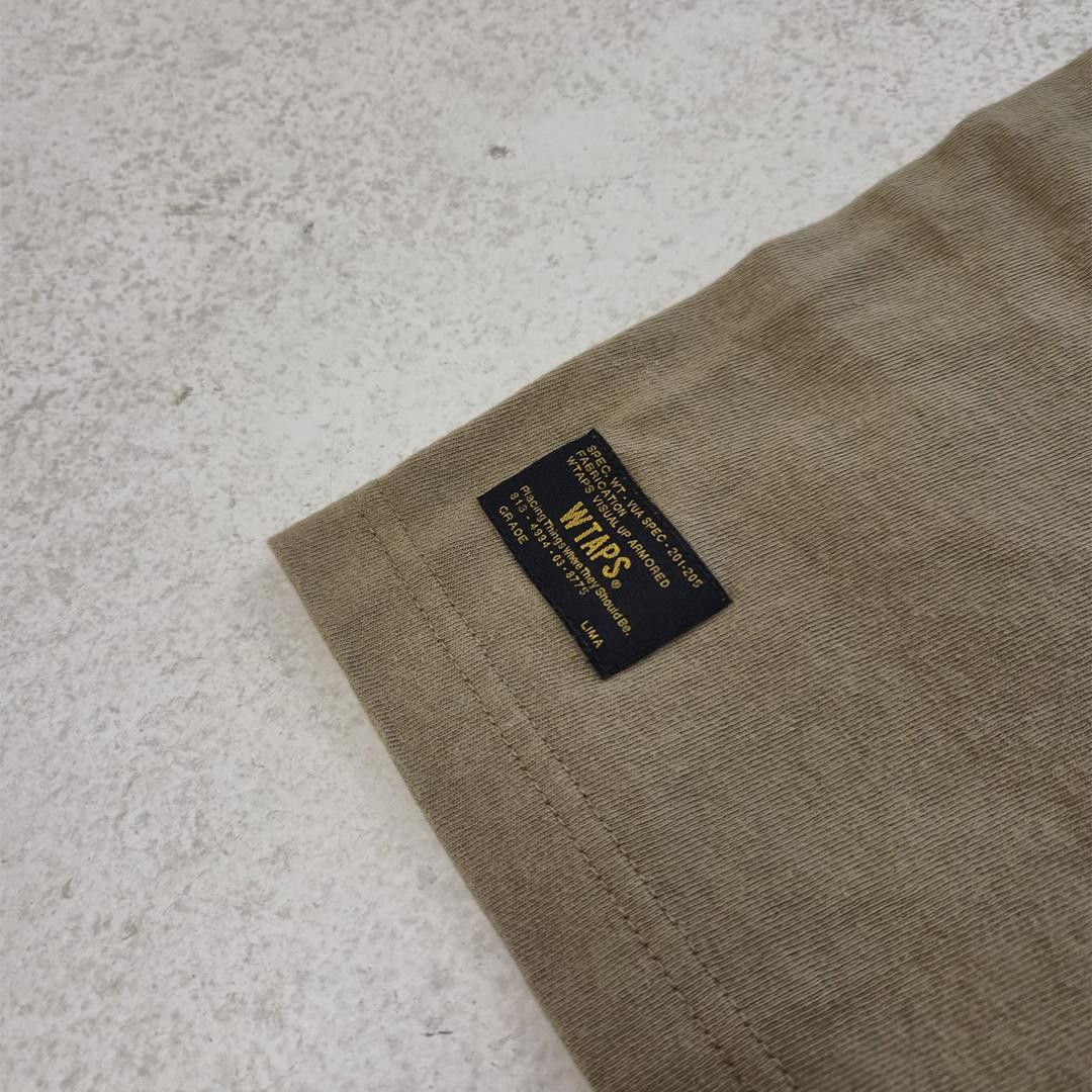 Wtaps WTAPS Blank SS:U-Neck Olive Tee (L) Size US L / EU 52-54 / 3 - 5 Thumbnail
