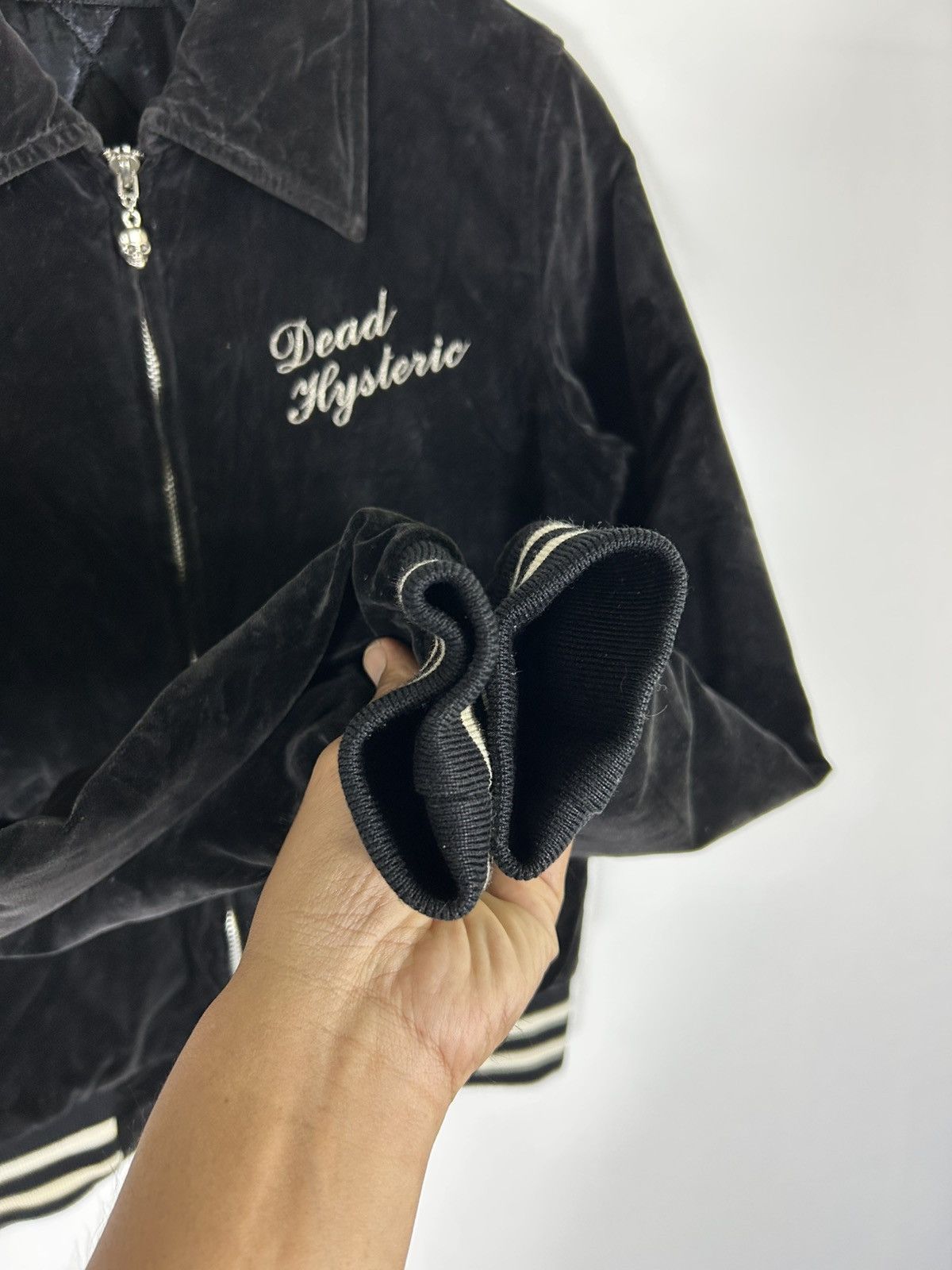 Hysteric Glamour ⚡️Vintage Hysteric Glamour Velvet Zipper Jacket Size S / US 4 / IT 40 - 8 Thumbnail