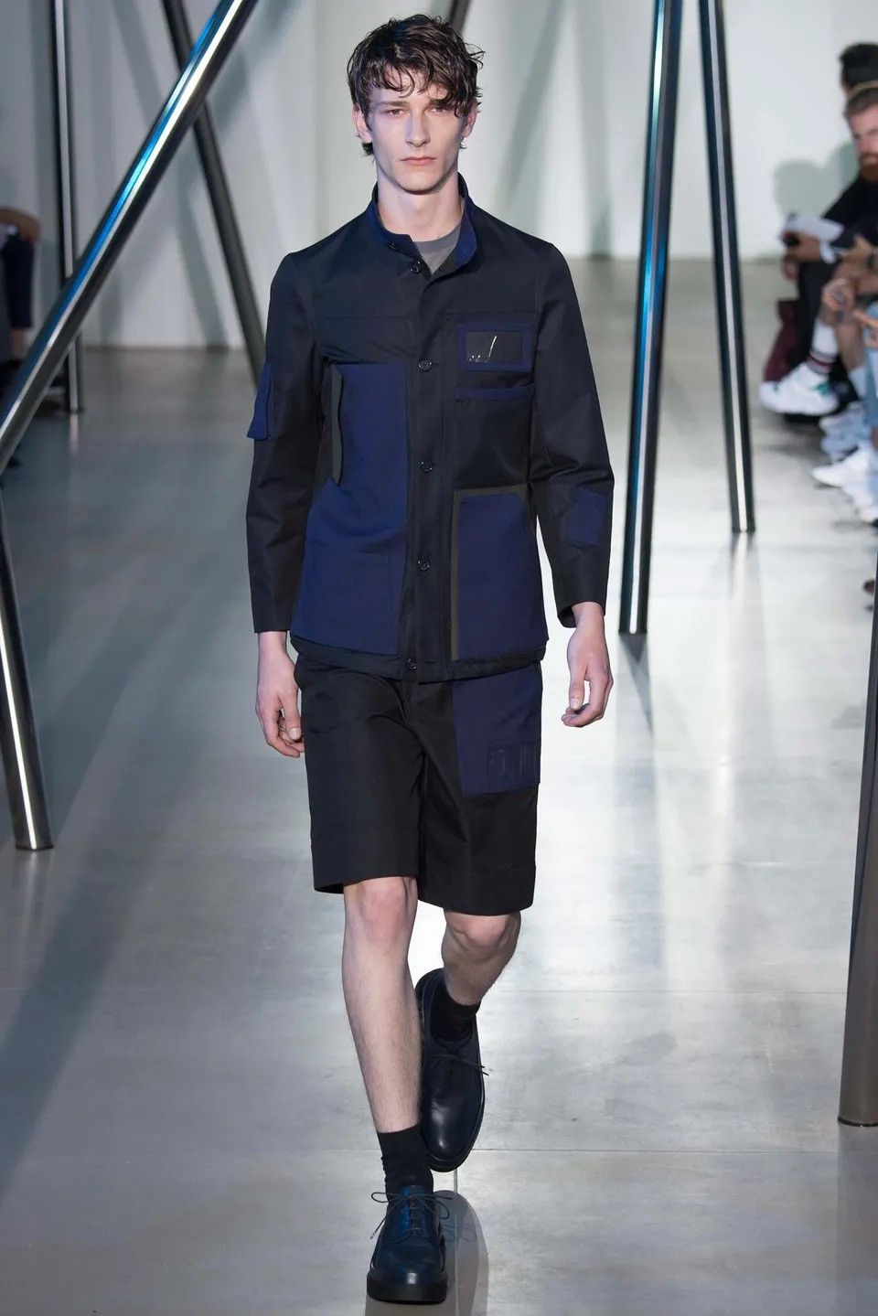Jil Sander S/S 16 Patchwork Tech Nylon Shorts Size US 32 / EU 48 - 18 Thumbnail