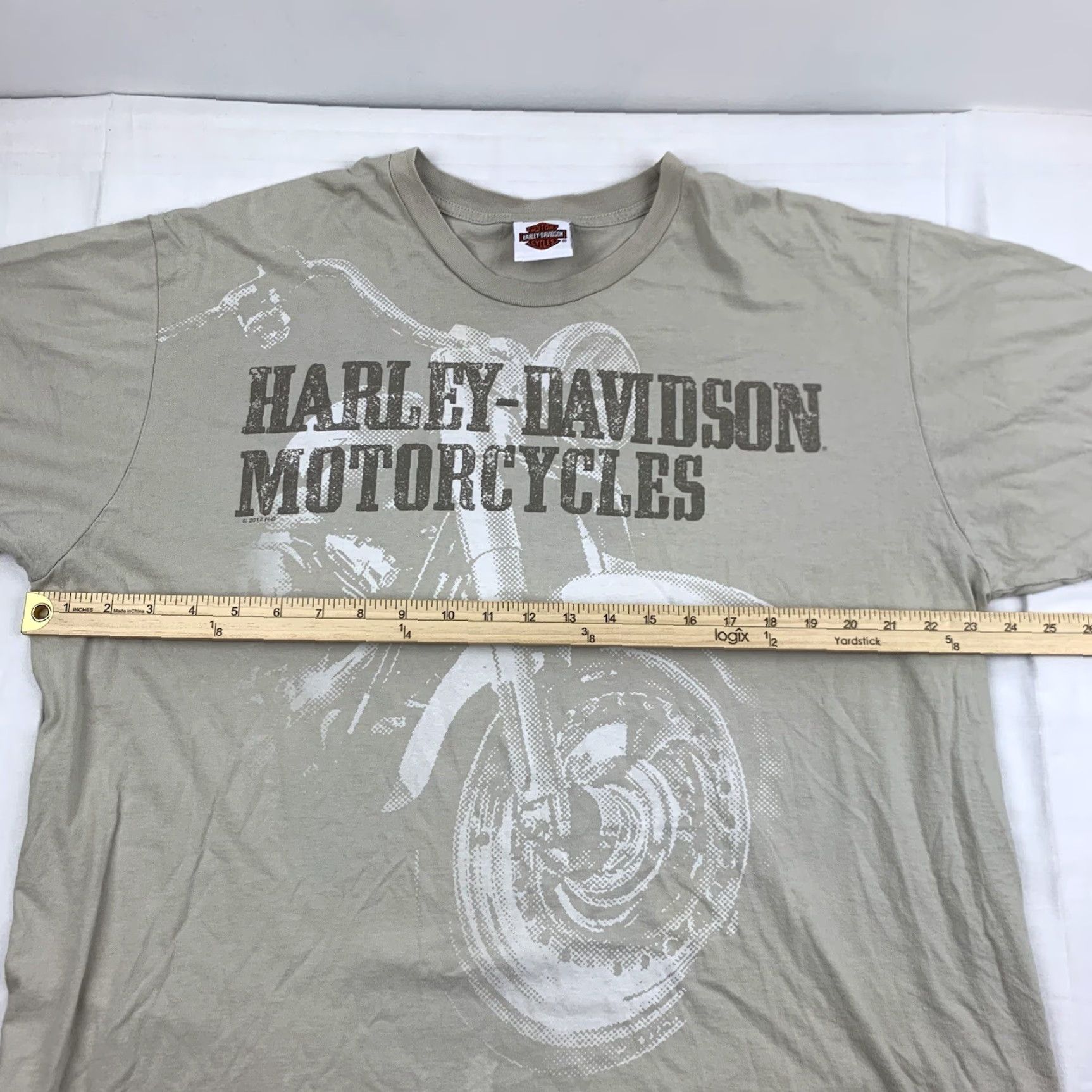 Harley Davidson Harley-Davidson T-Shirt Adult 2XL Tan Khaki Conway Arkansas Biker Motorcycle Shirt Mens Size US XXL / EU 58 / 5 - 6 Thumbnail