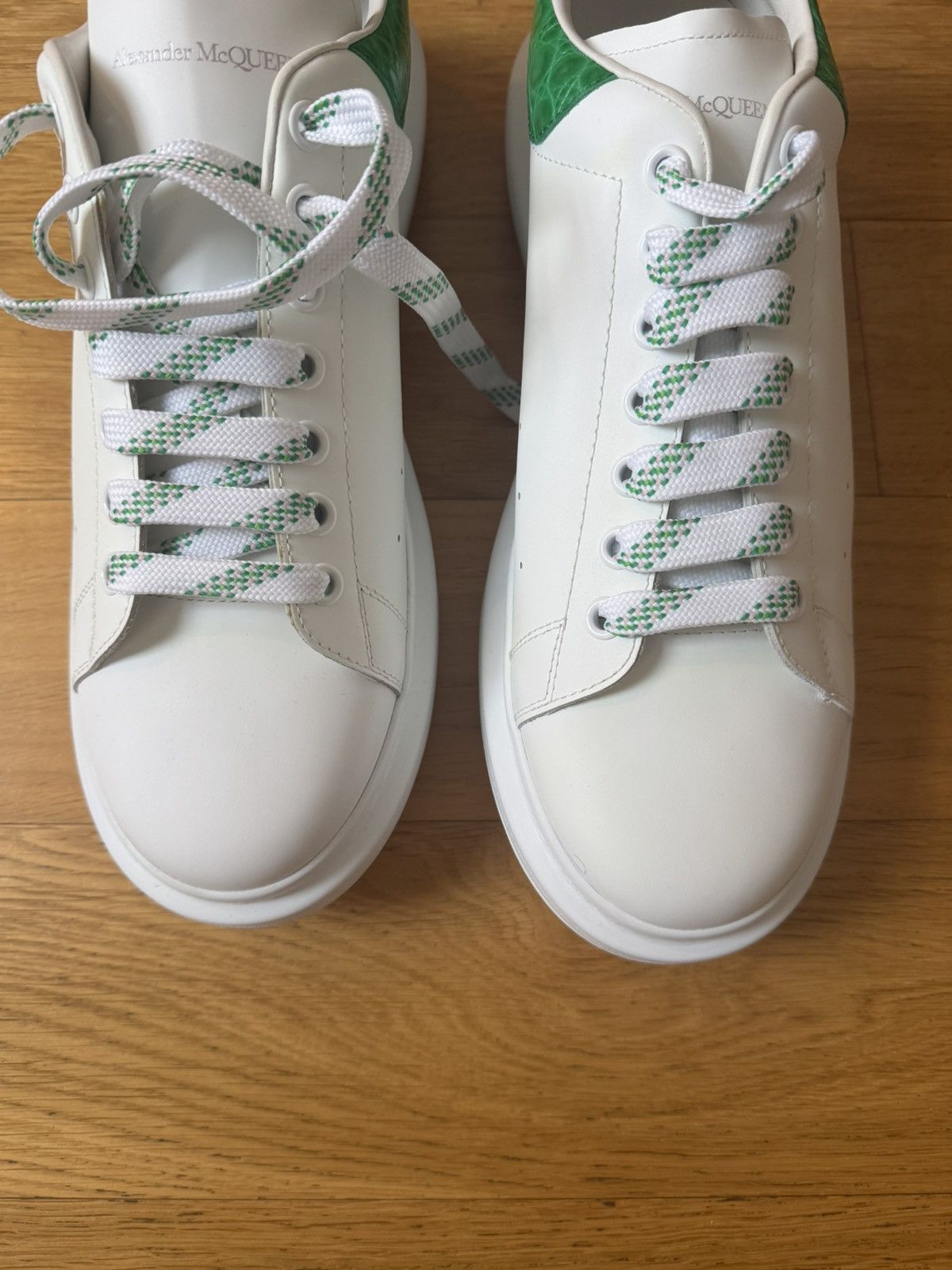 Alexander McQueen Alexander McQueen Green Snakeskin Sneaker Size US 15 / EU 48 - 11 Thumbnail