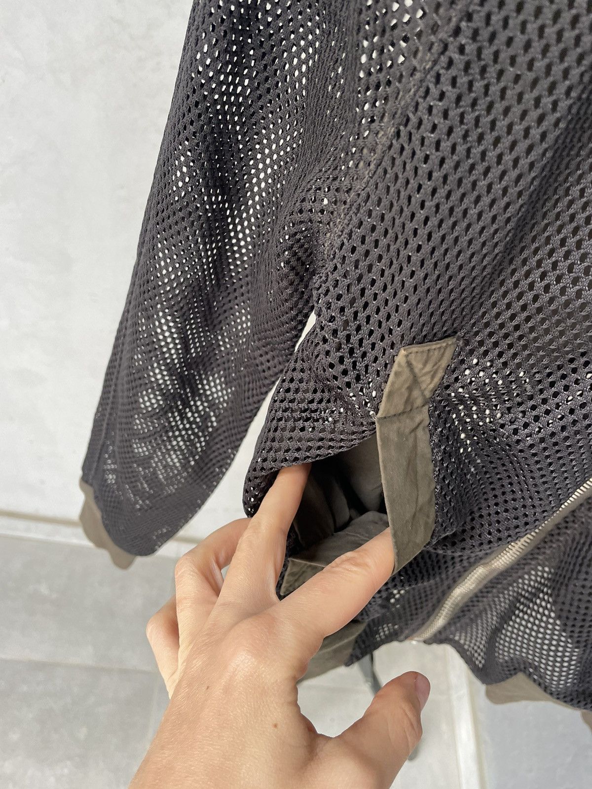 Silent By Damir Doma Silent by Damir Doma FW13 Fishnet Bomber Jacket Size US XS / EU 42 / 0 - 7 Thumbnail